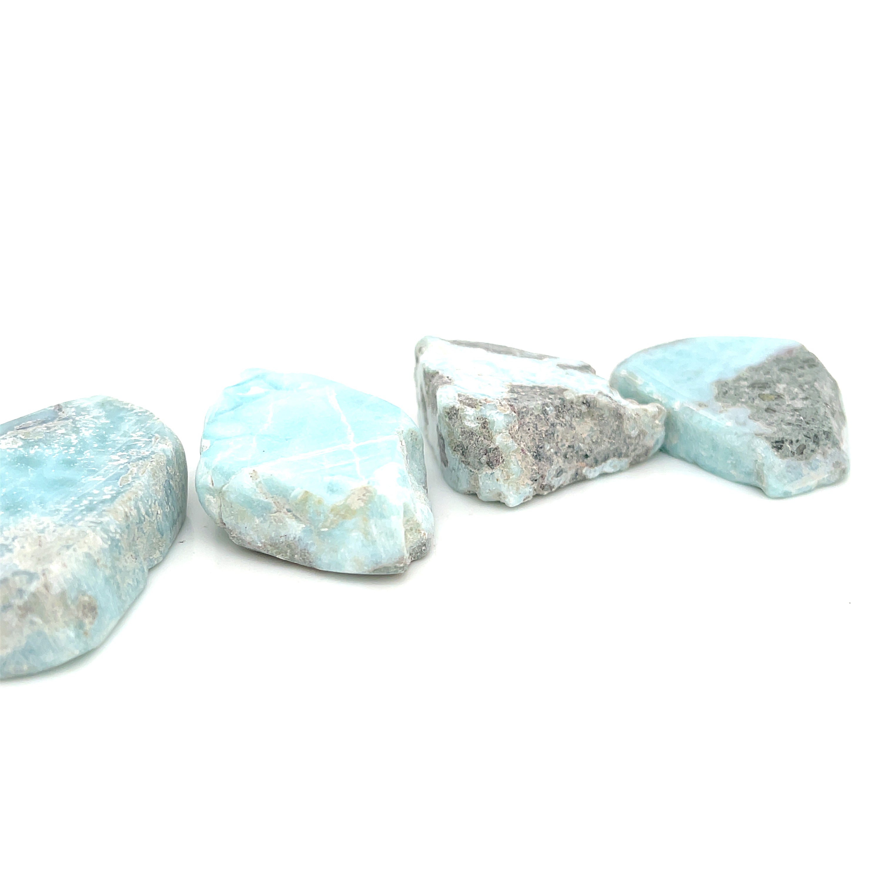 Larimar Raw  gemstone Slab