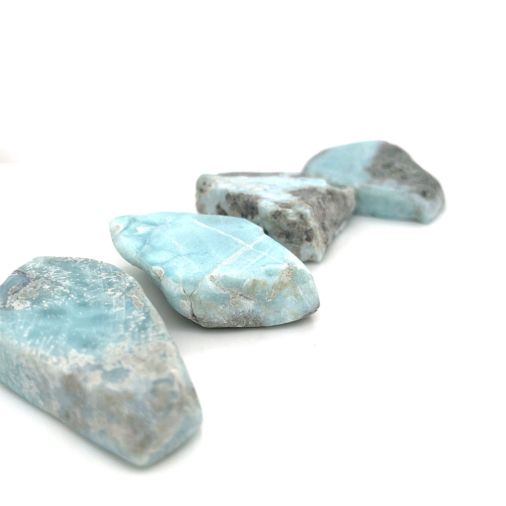 Larimar Raw  gemstone Slab