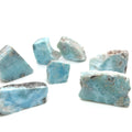 Larimar Raw  gemstone Slab