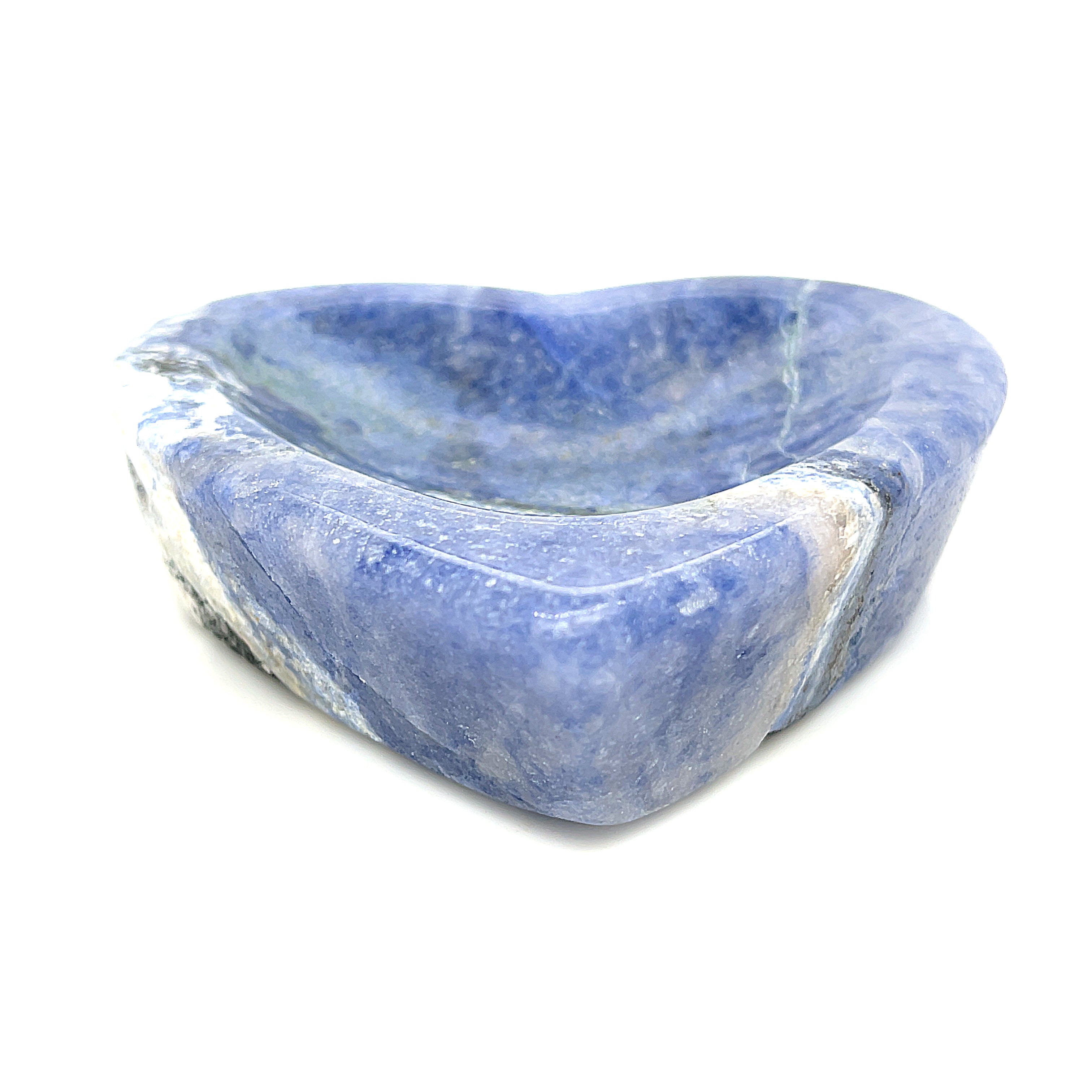 Sodalite gemstone heart  bowls