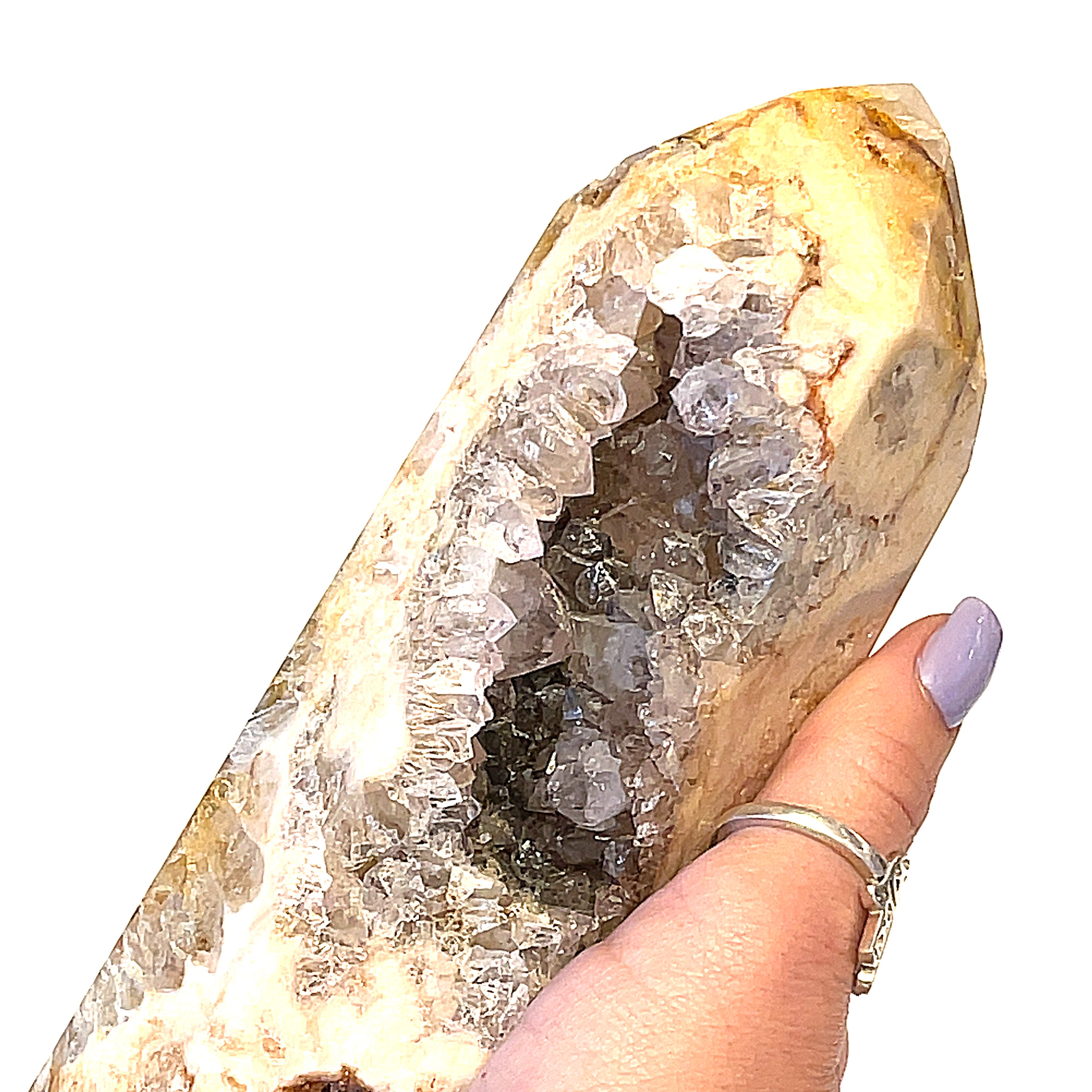 Pink Amethyst Gemstone Tower