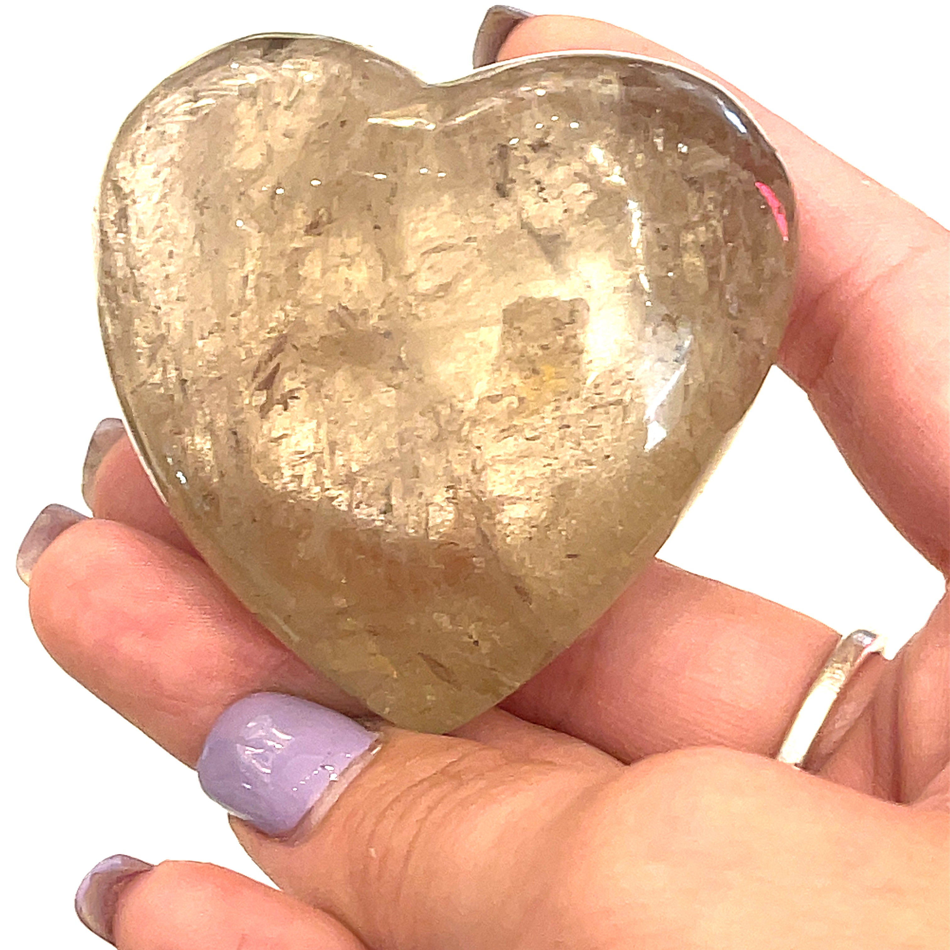 Smokey Quartz Gemstone Hearts