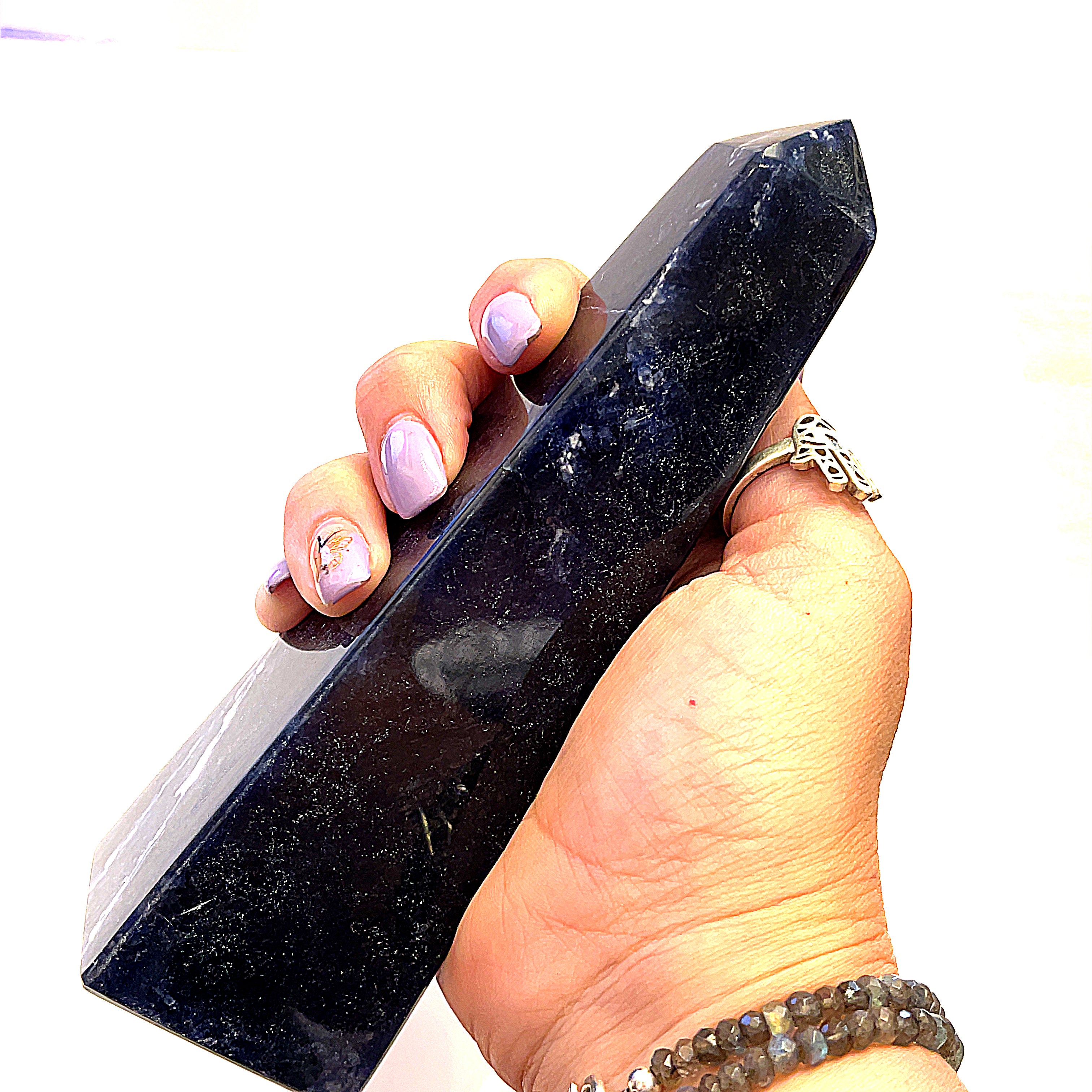 Sodalite Gemstone obelisk / Tower