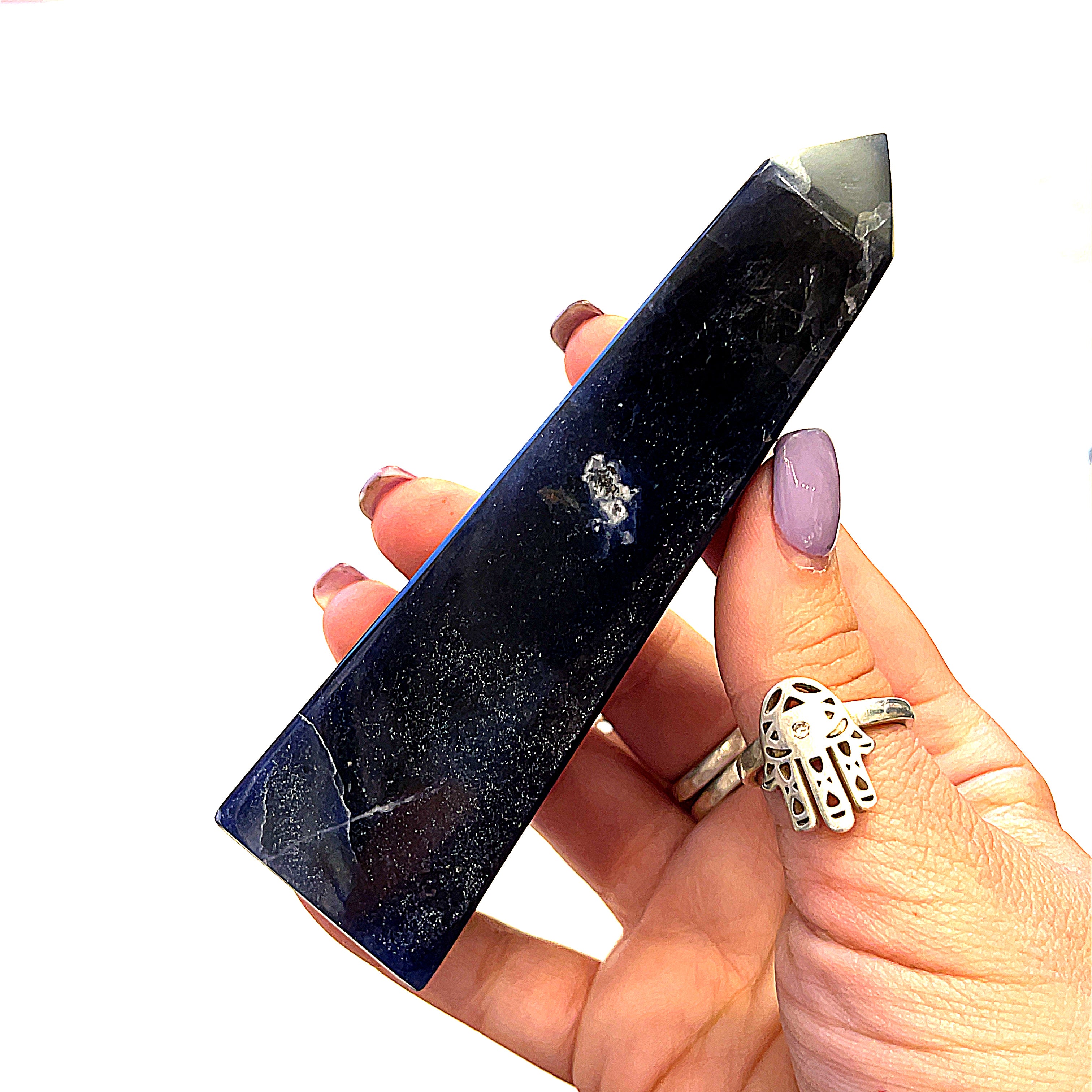 Sodalite Gemstone obelisk / Tower
