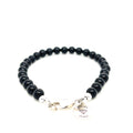 Black Onyx bracelet  beaded gemstone bracelet, Jewelry
