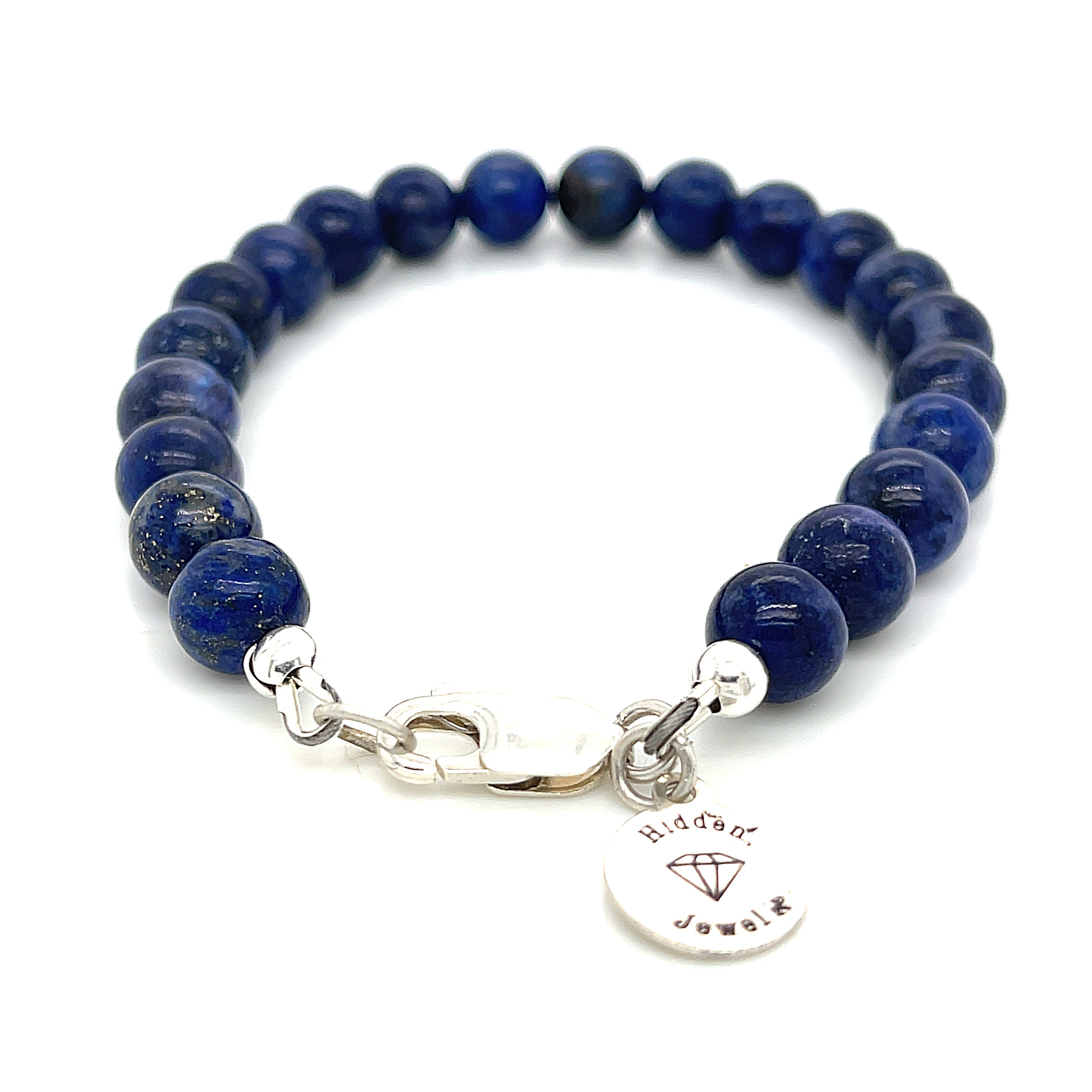 Lapis Lazuli Gemstone Beaded Bracelet
