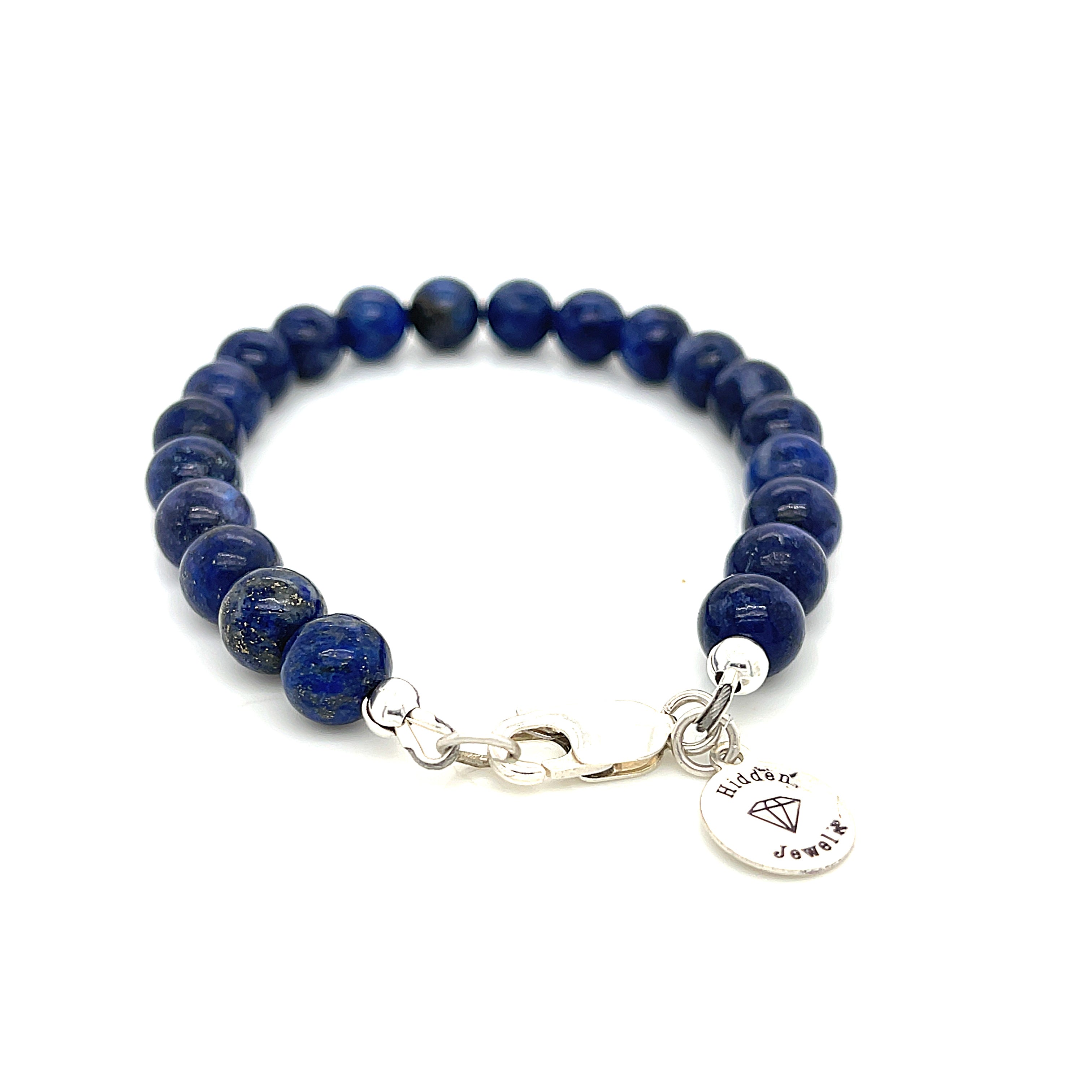 Lapis Lazuli Gemstone Beaded Bracelet