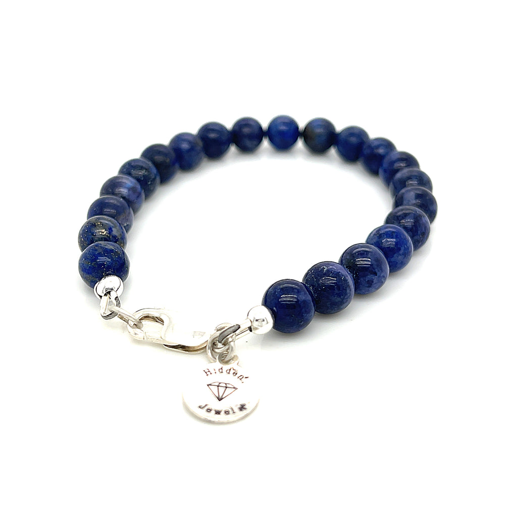 Lapis Lazuli Gemstone Beaded Bracelet
