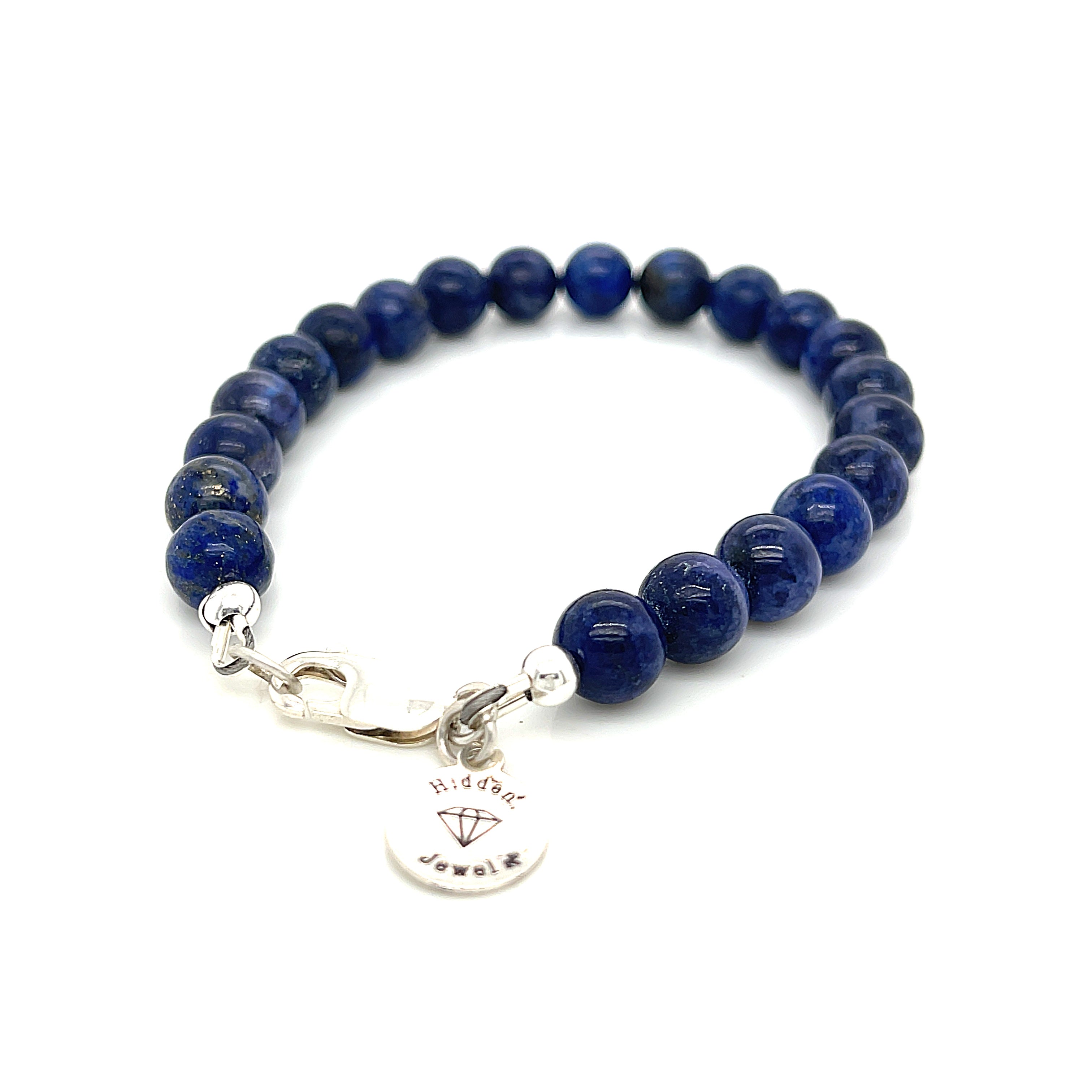 Lapis Lazuli Gemstone Beaded Bracelet