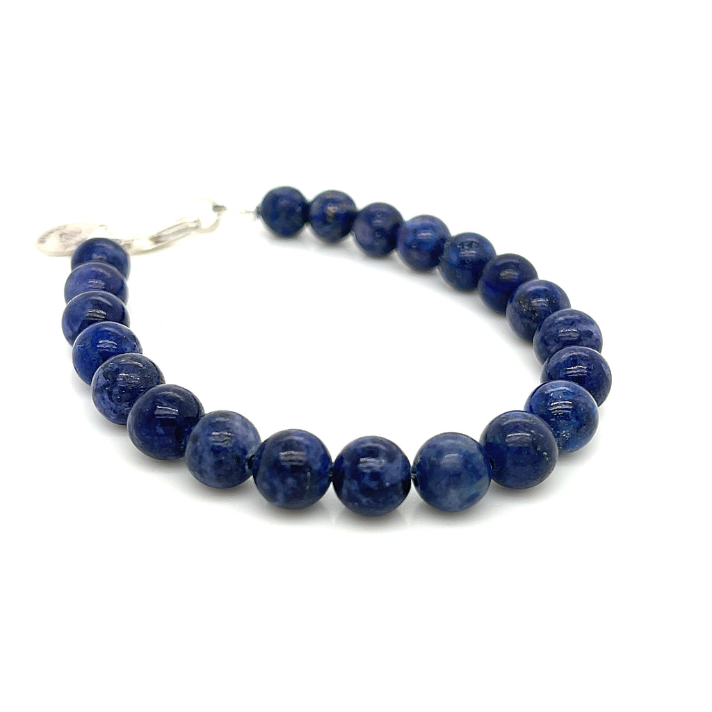 Lapis Lazuli Gemstone Beaded Bracelet