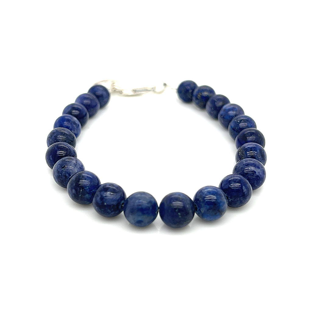 Lapis Lazuli Gemstone Beaded Bracelet