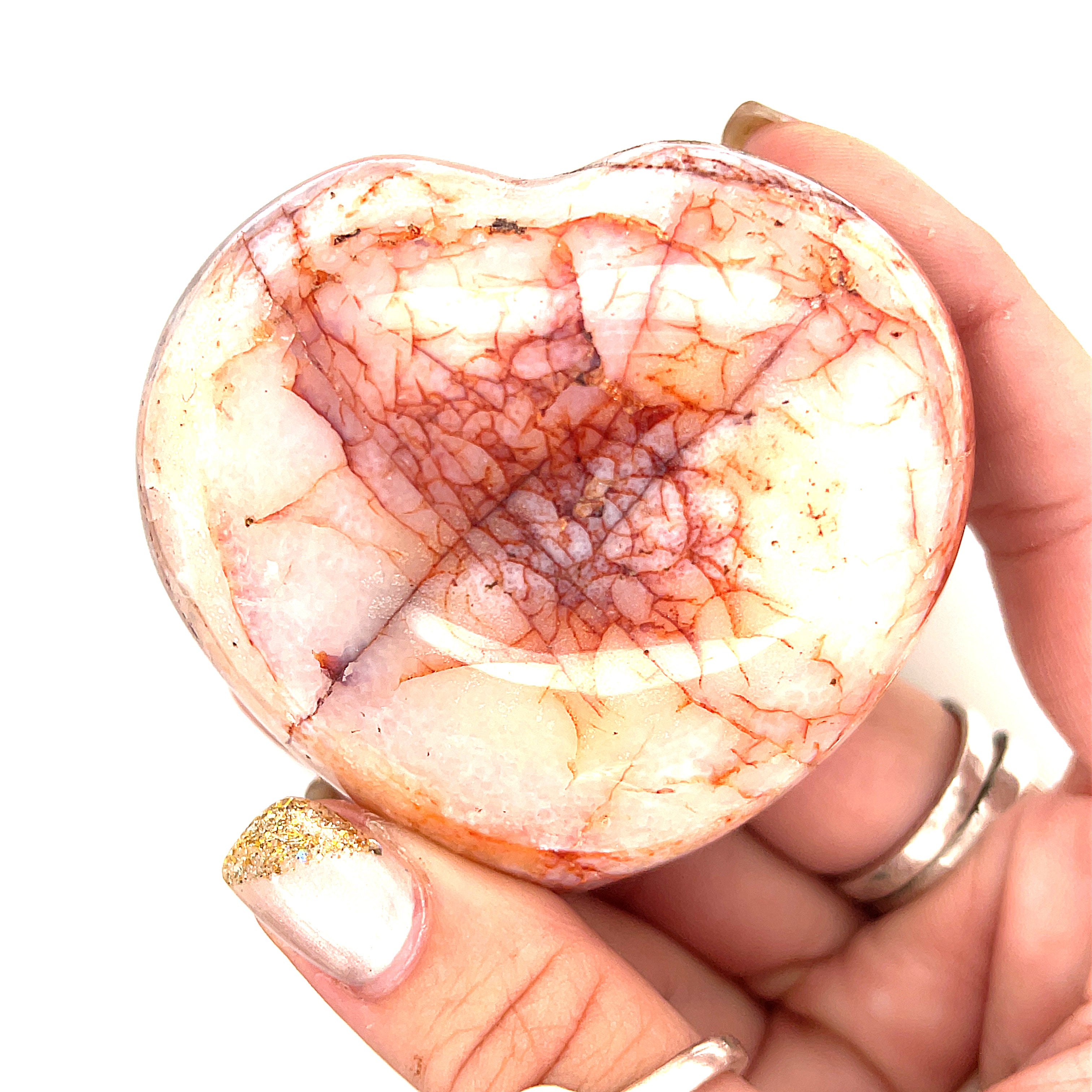 Carnelian Gemstone Hearts