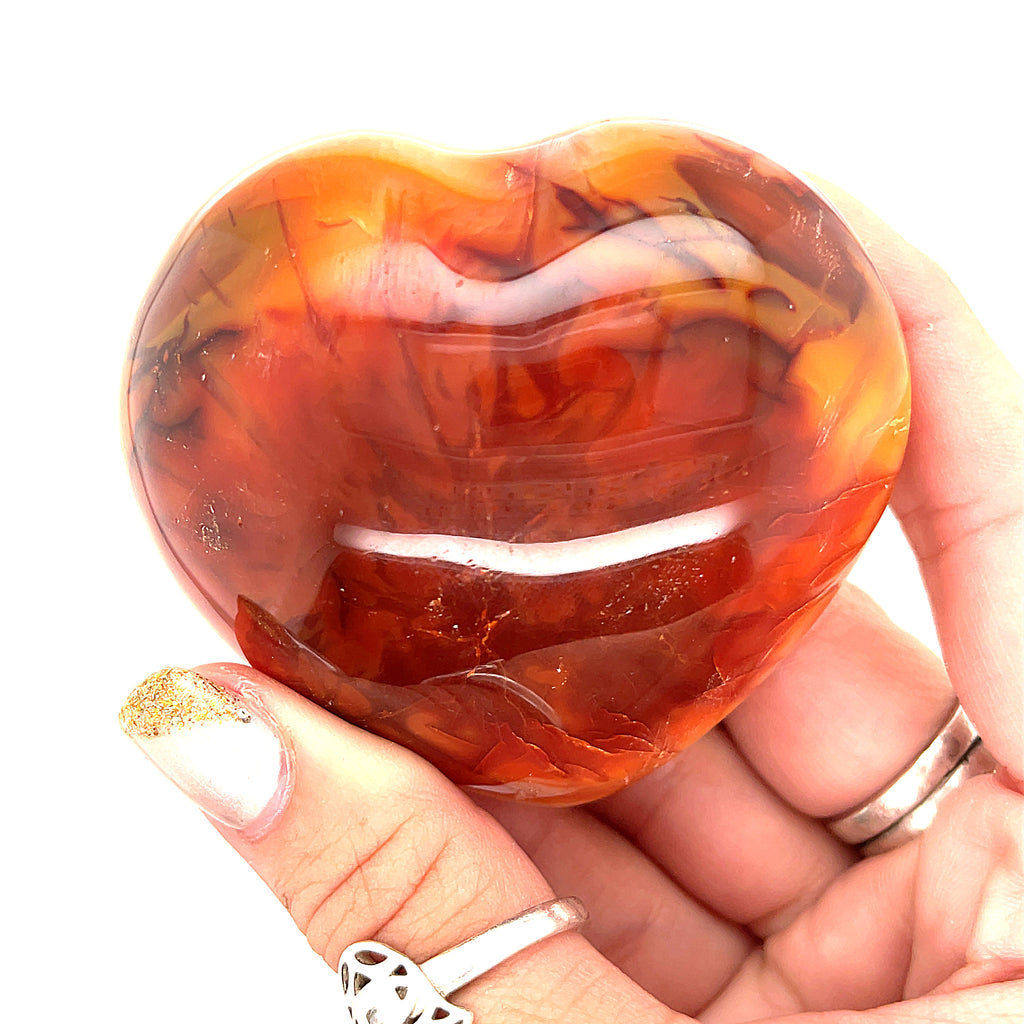 Carnelian Gemstone Hearts
