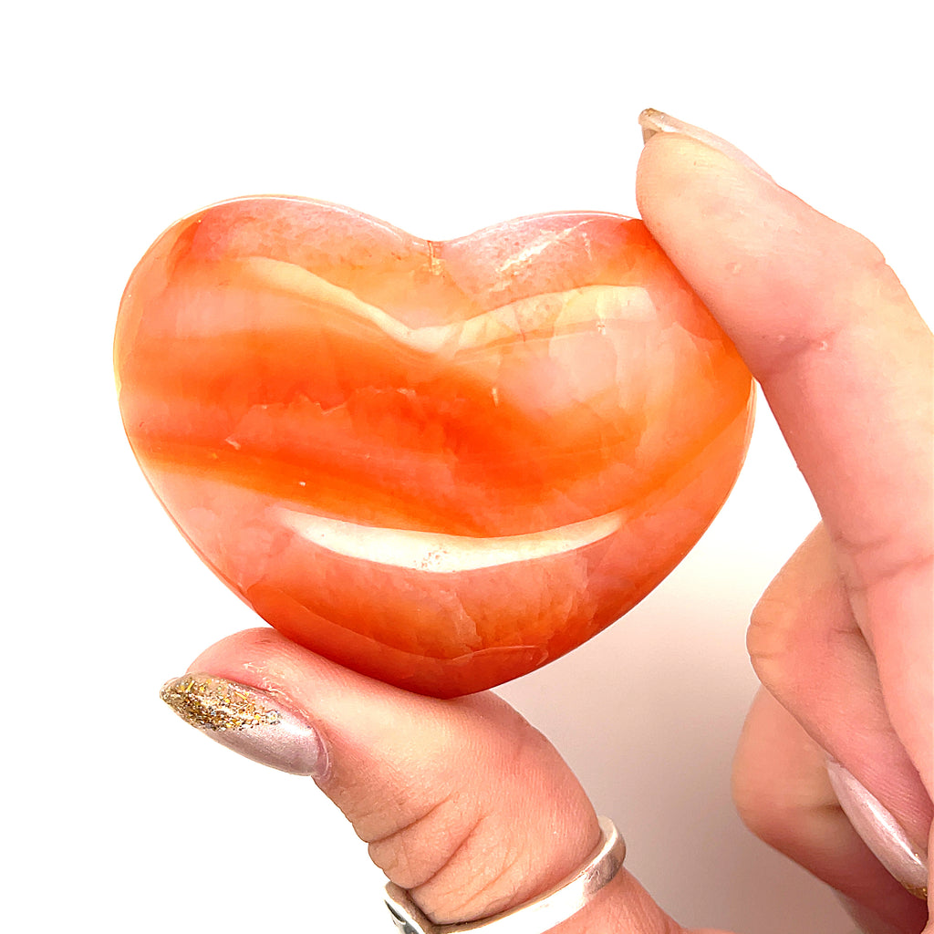 Carnelian Gemstone Hearts