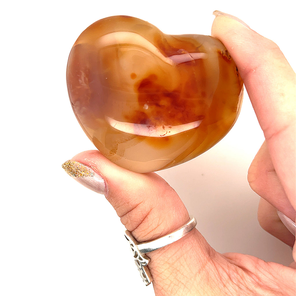 Carnelian Gemstone Hearts