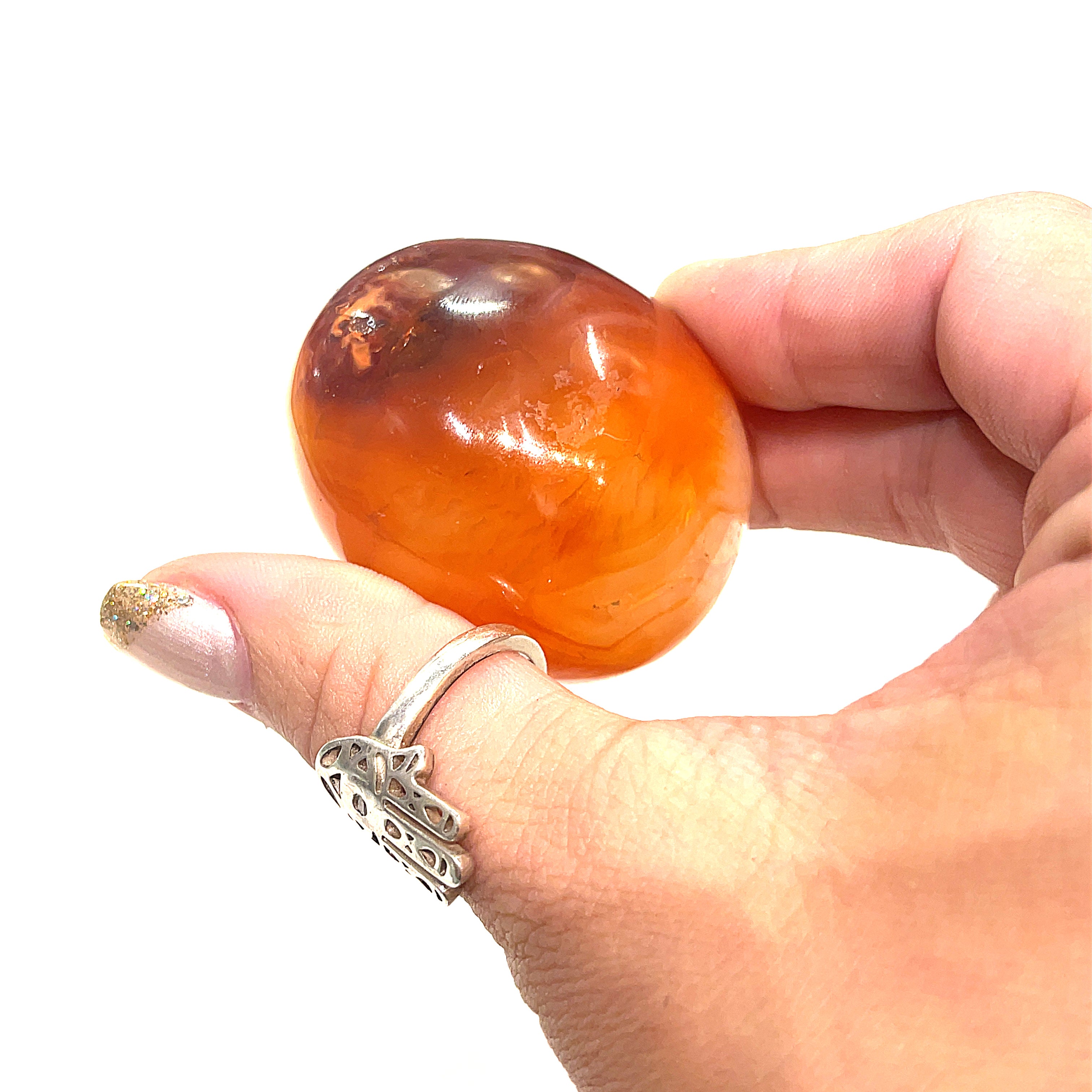 Carnelian Gemstone palm stones