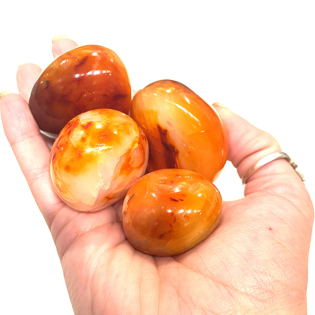 Carnelian Gemstone palm stones