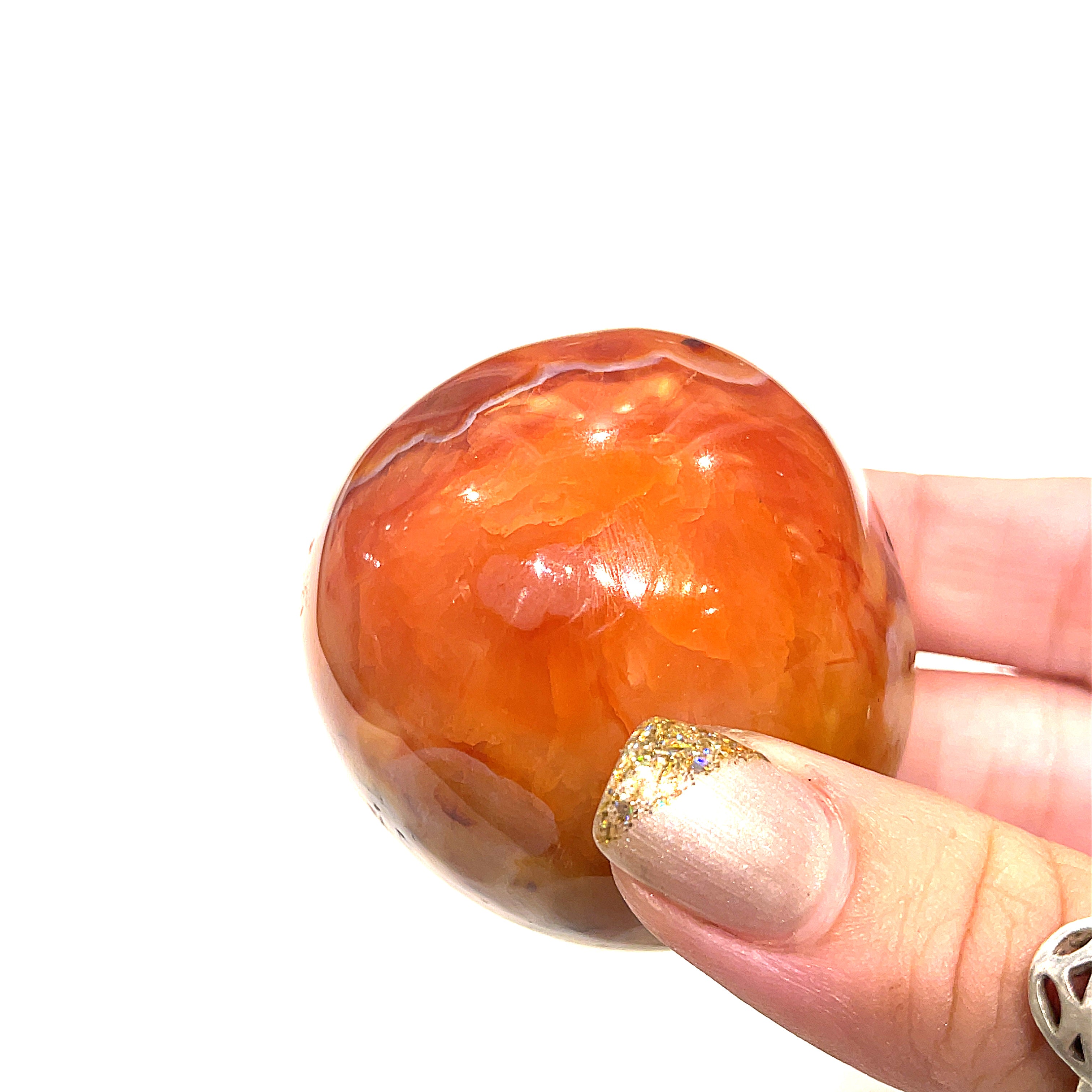 Carnelian Gemstone palm stones