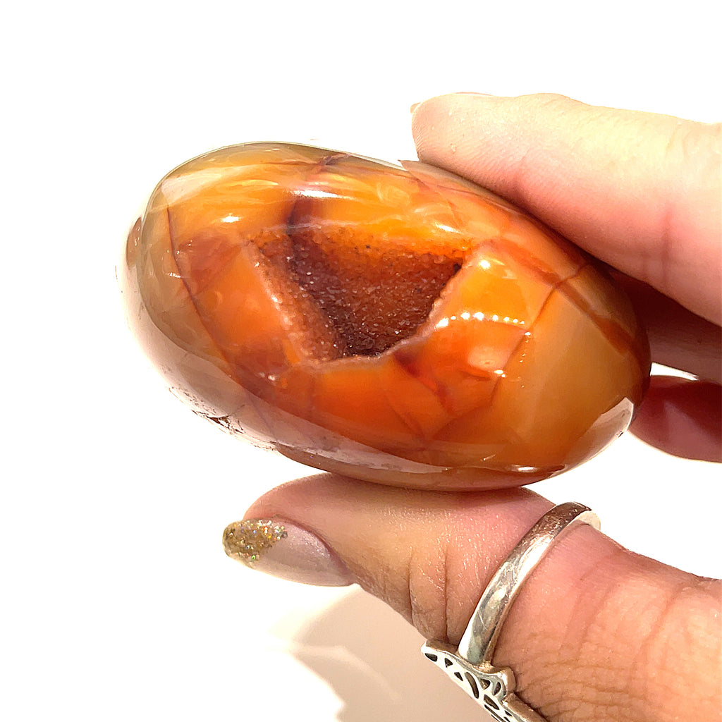 Carnelian Gemstone palm stones