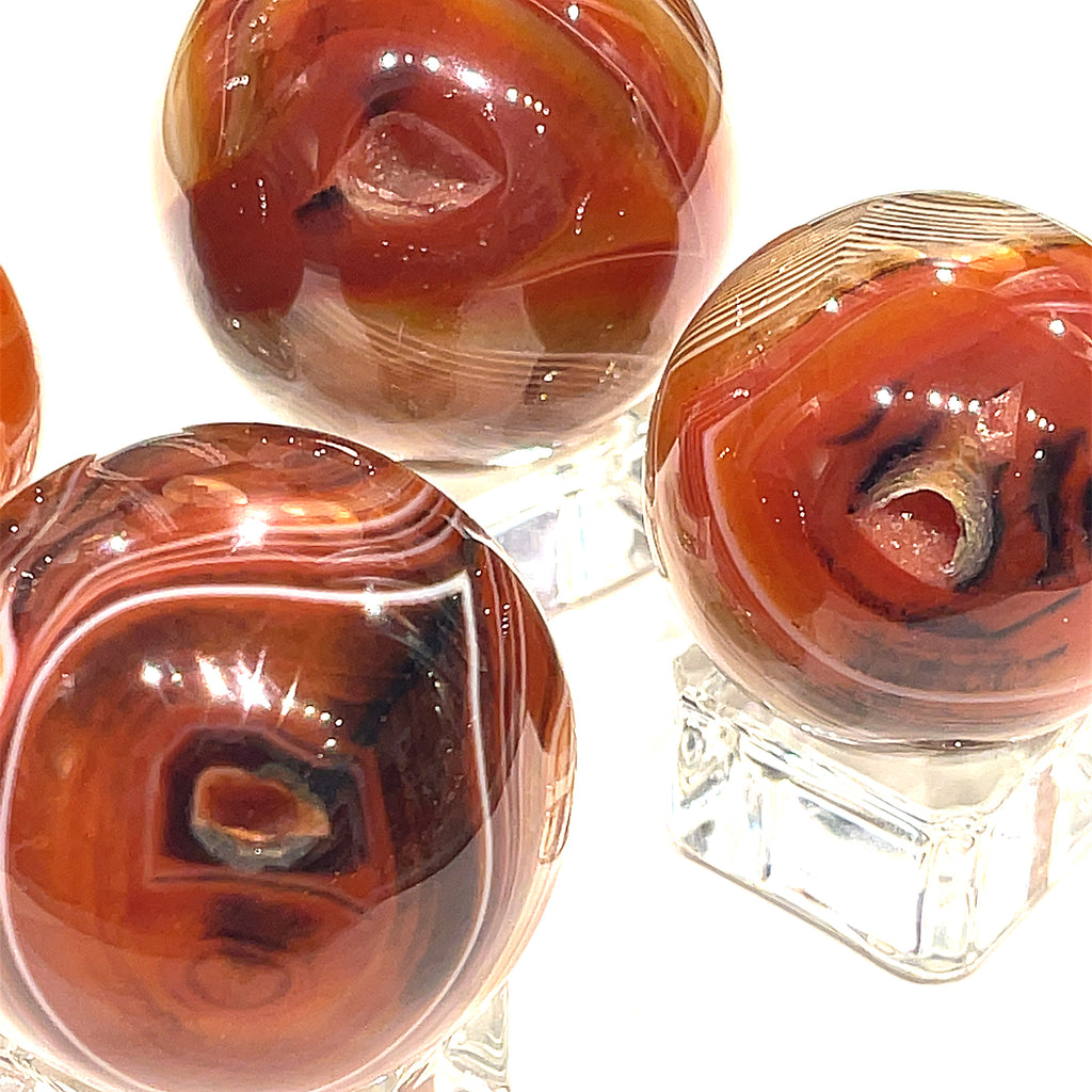 Carnelian gemstone Sphere