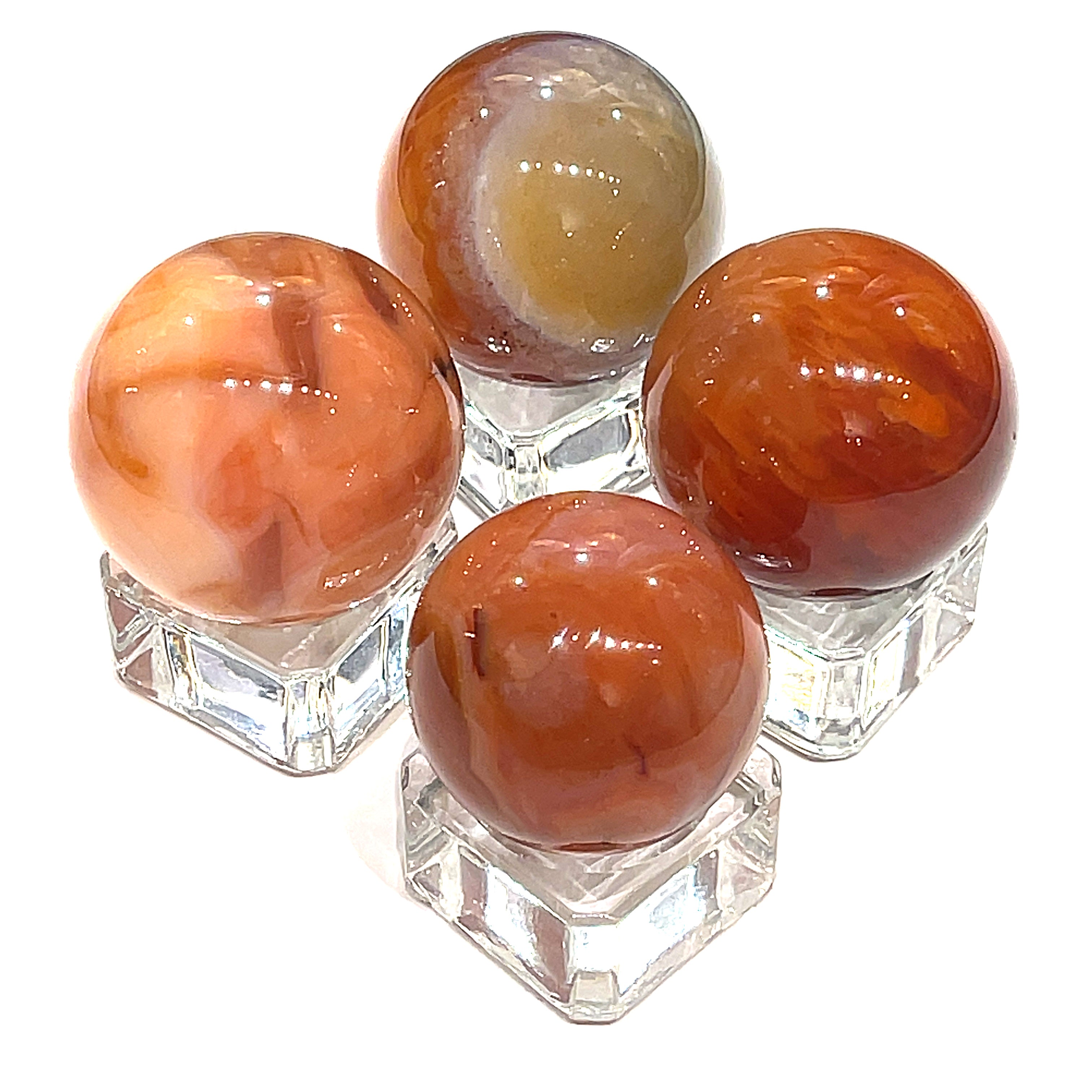 Carnelian gemstone Sphere