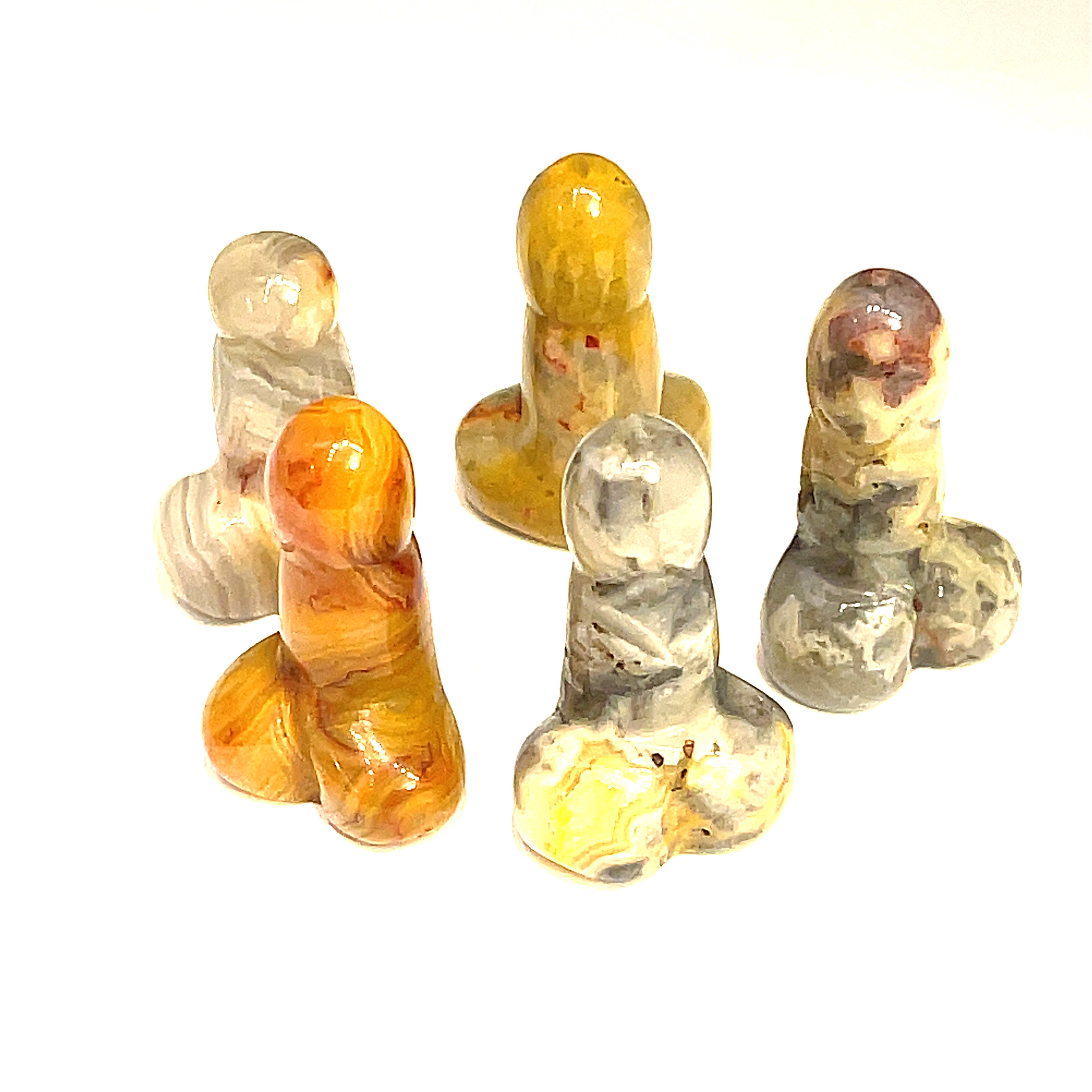 Mini whinnies gemstone carvings