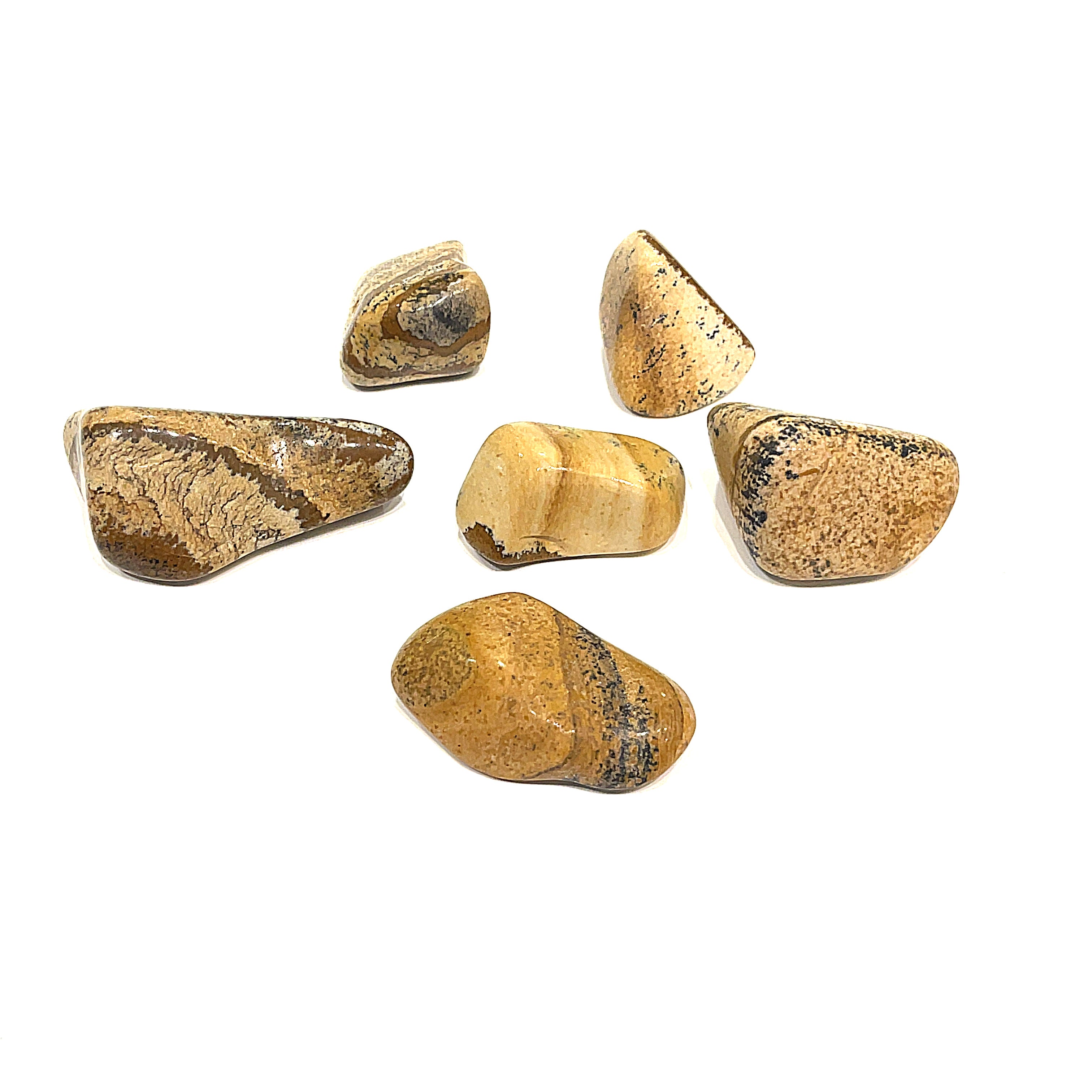 Picture Jasper tumbled Gemstones