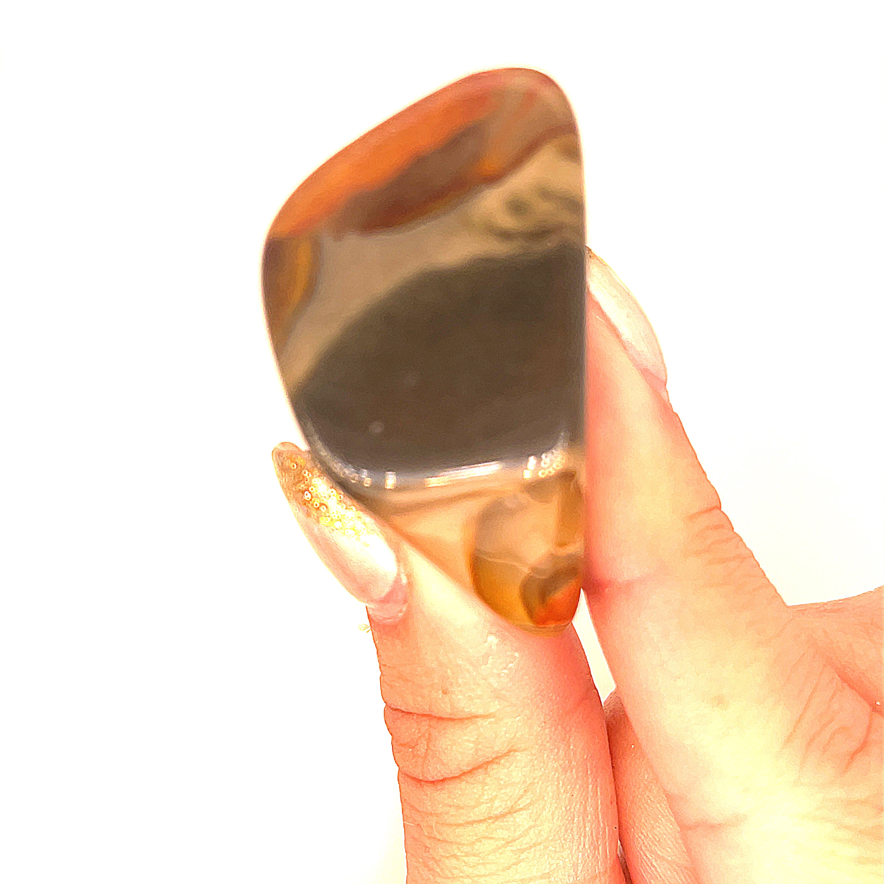 Polychrome Jasper tumbled gemstone