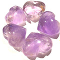Ametrine gemstone heart