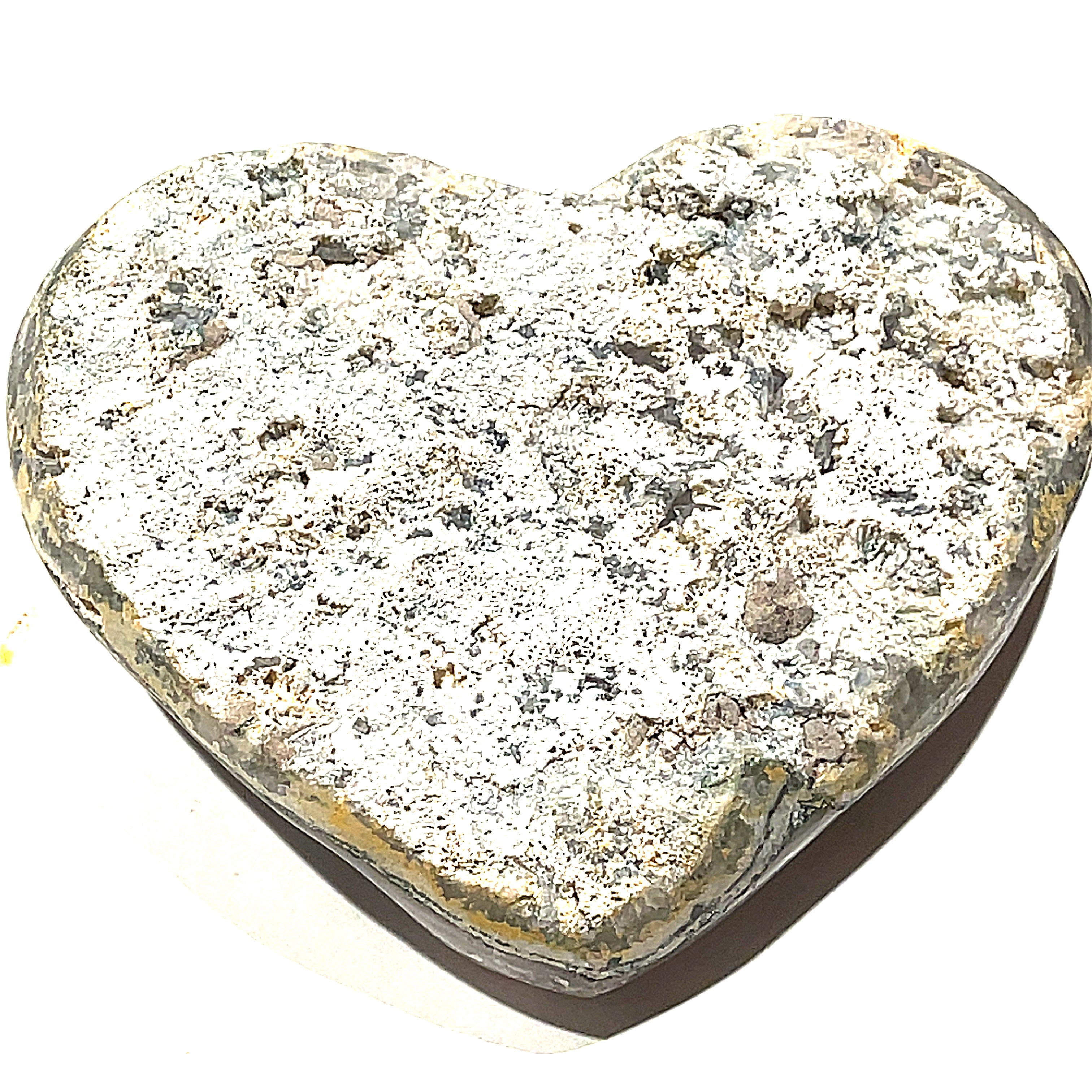 Amethyst Gemstone Hearts (Larger Size)-  druzzy hearts from Uruguay