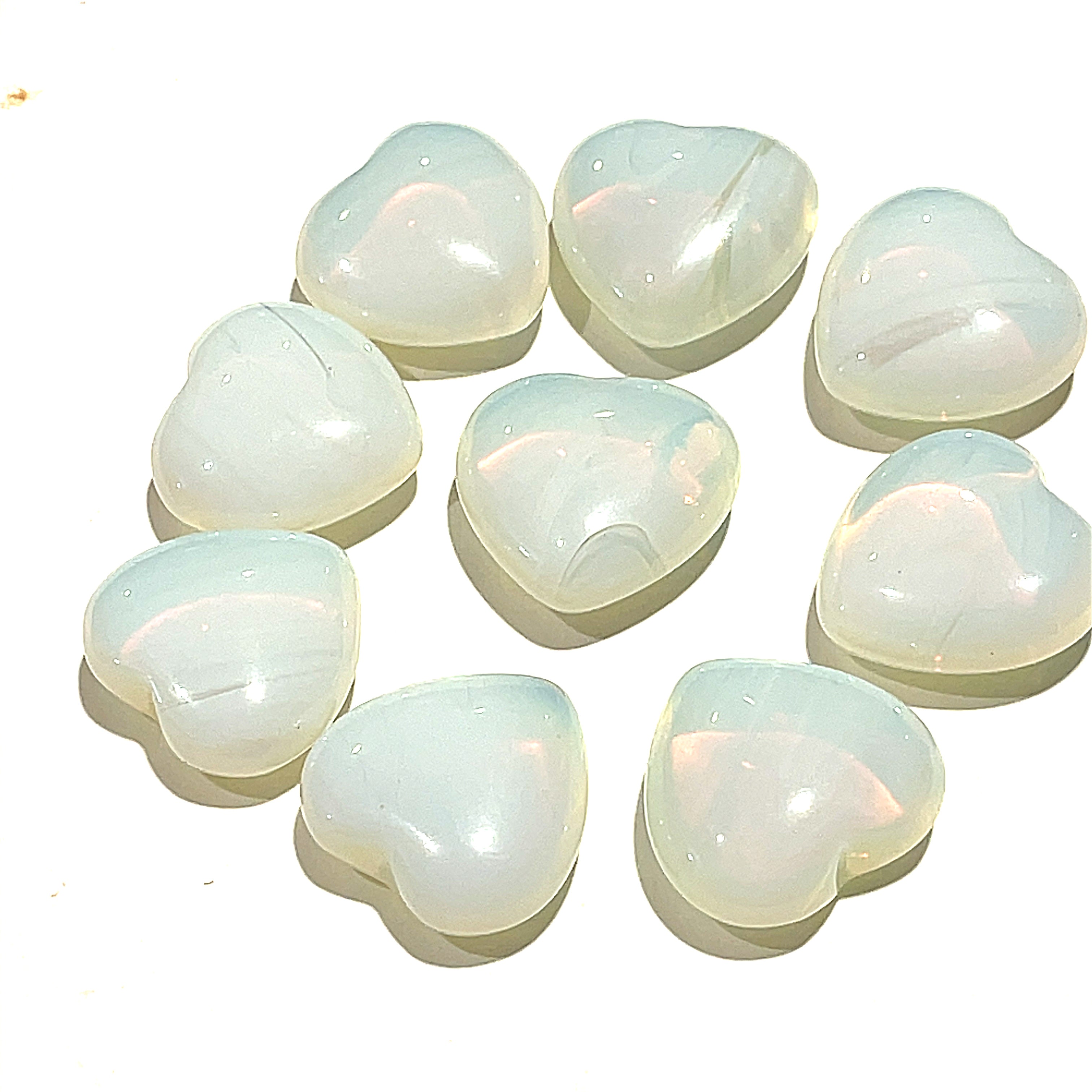 Opalite Gemstone Hearts