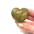 Unakite Jasper Gemstone hearts
