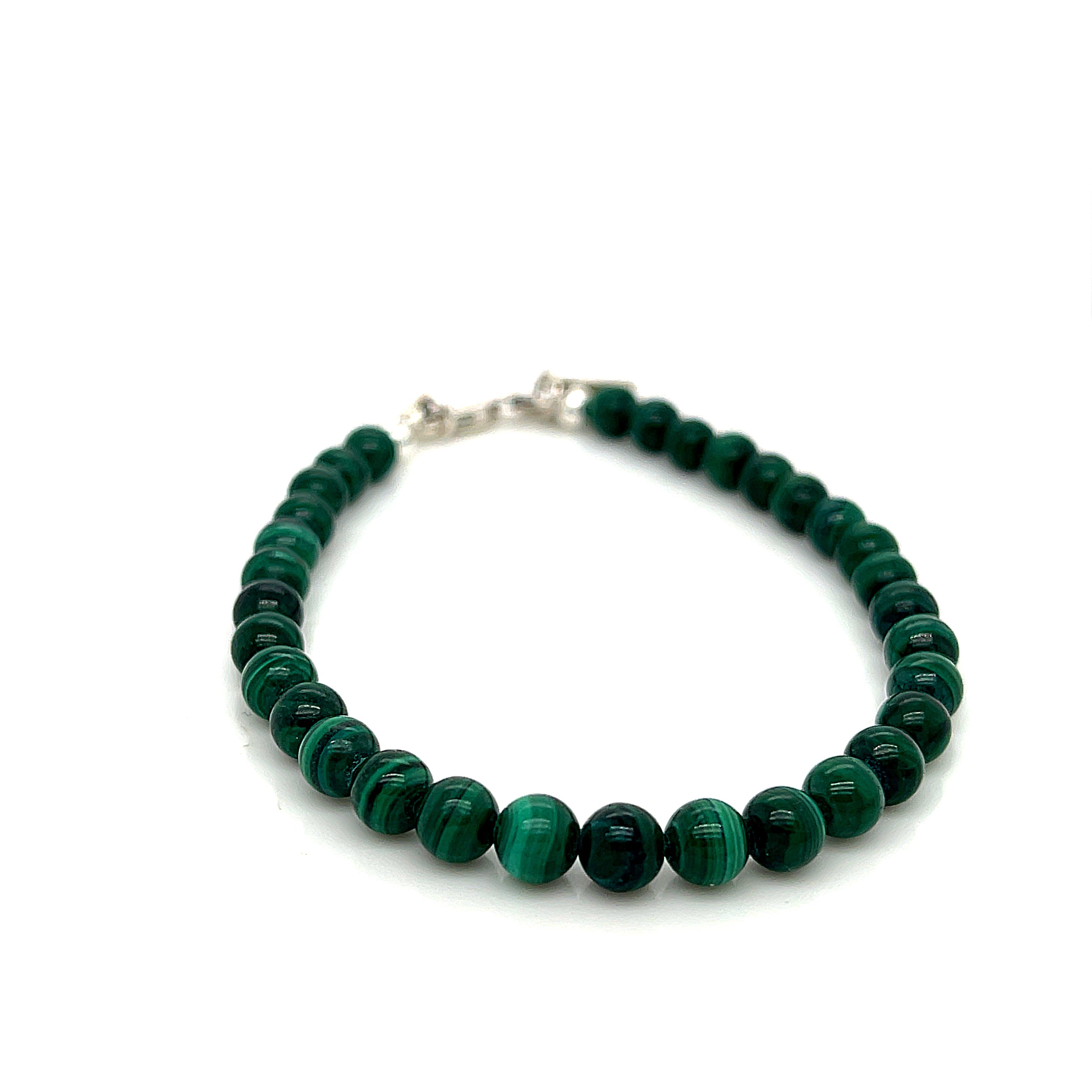 Malachite Beaded Gemstone Bracelet
