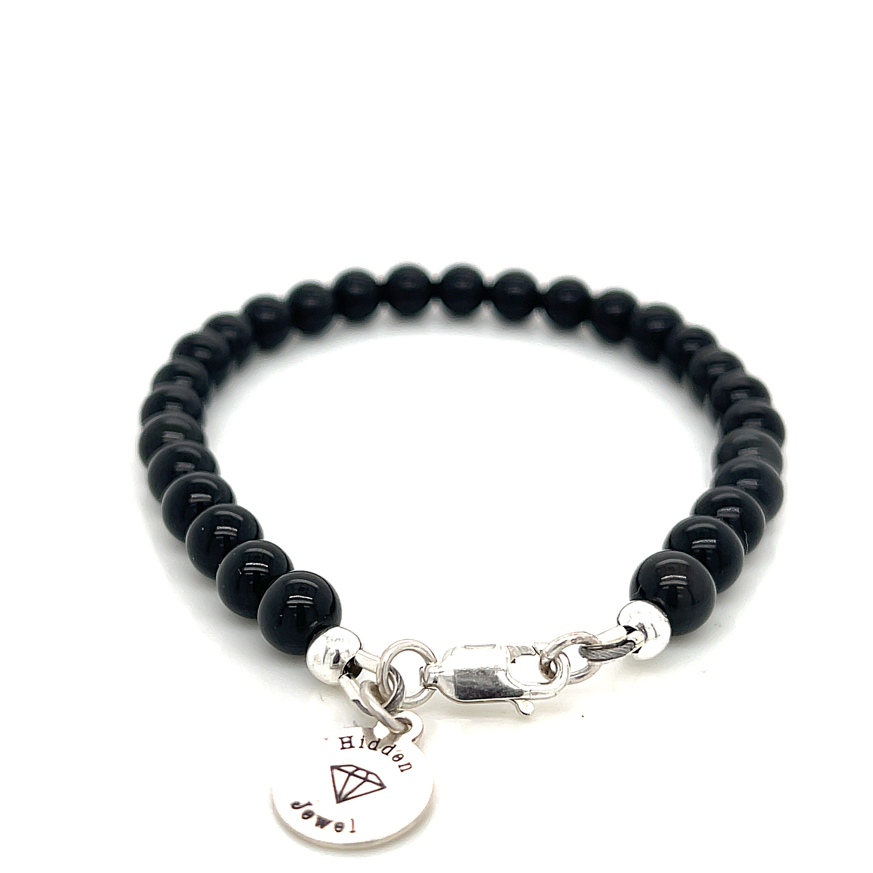 Rainbow Obsidian gemstone bracelet
