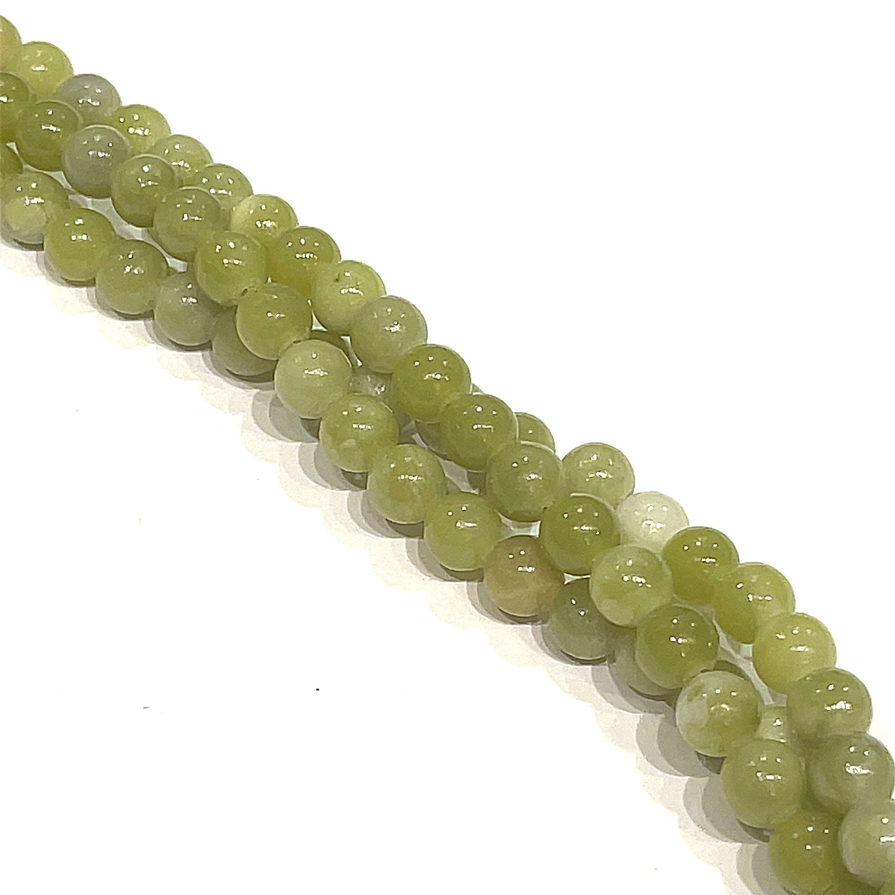 Serpentine 6mm gemstone strand