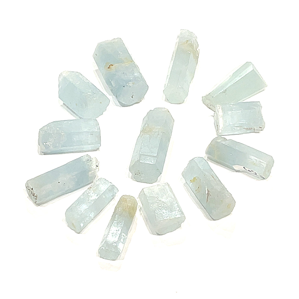 Aquamarine Raw Gemstones, collectors piece