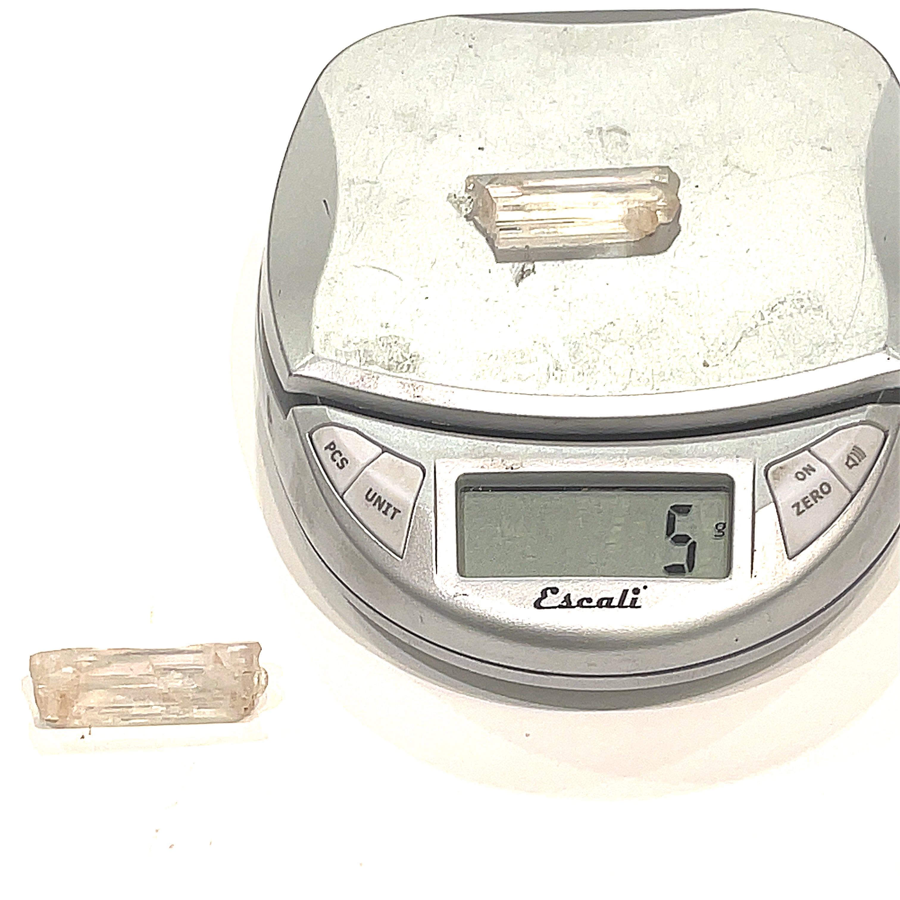 Natural Kunzite raw (Afghanistan) gemstones, collectors piece