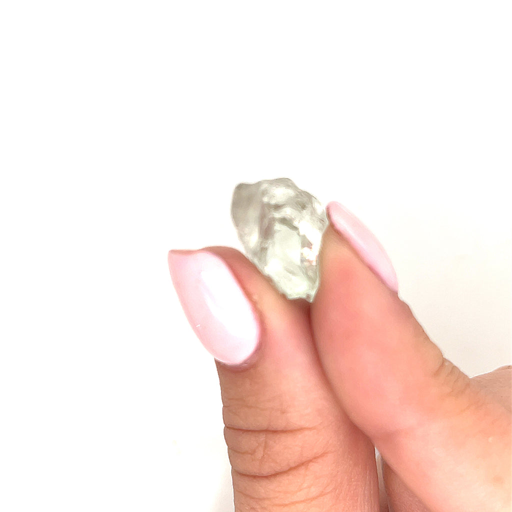Prasiolite Raw Gemstone, (green amethyst)