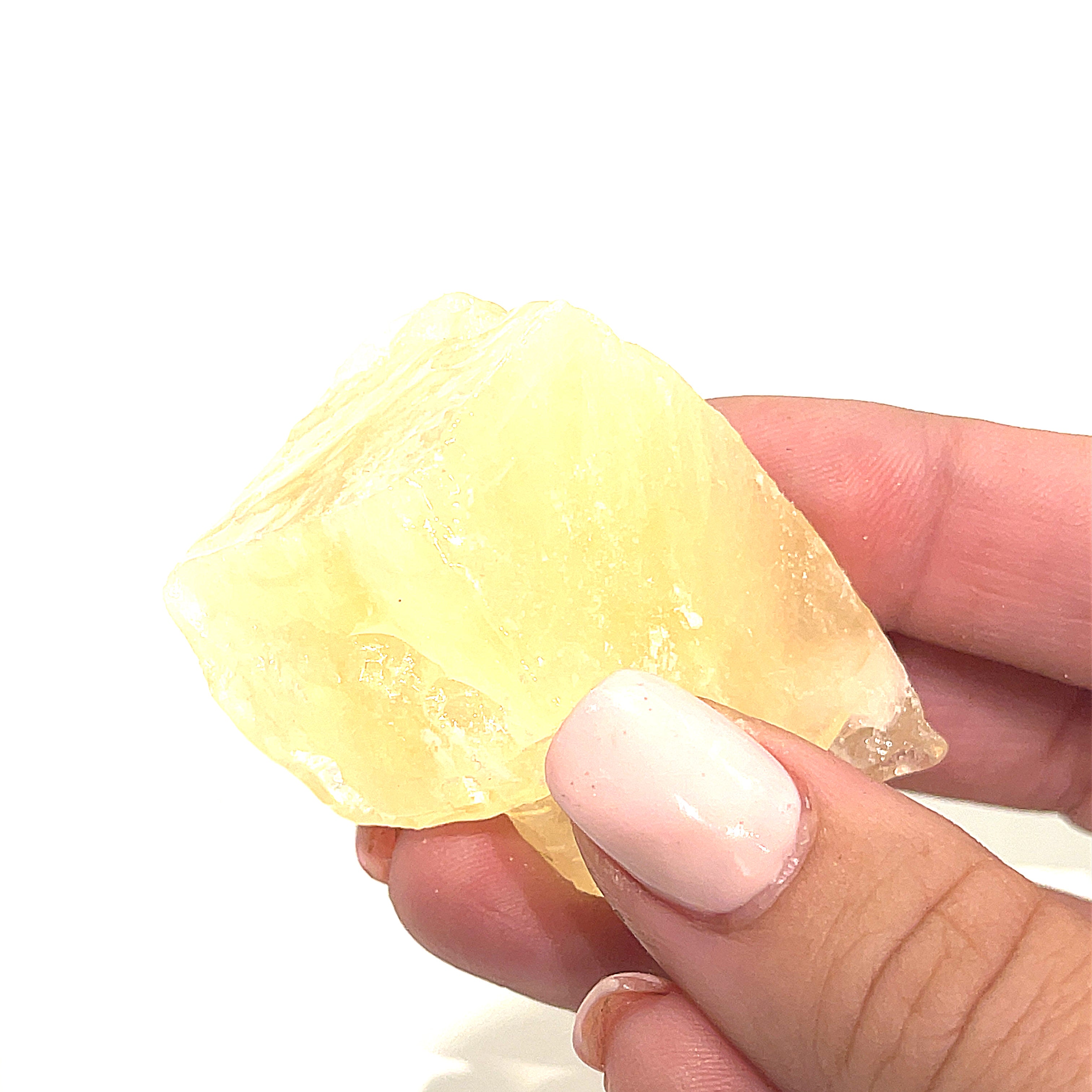 Calcite Yellow  Raw Gemstone