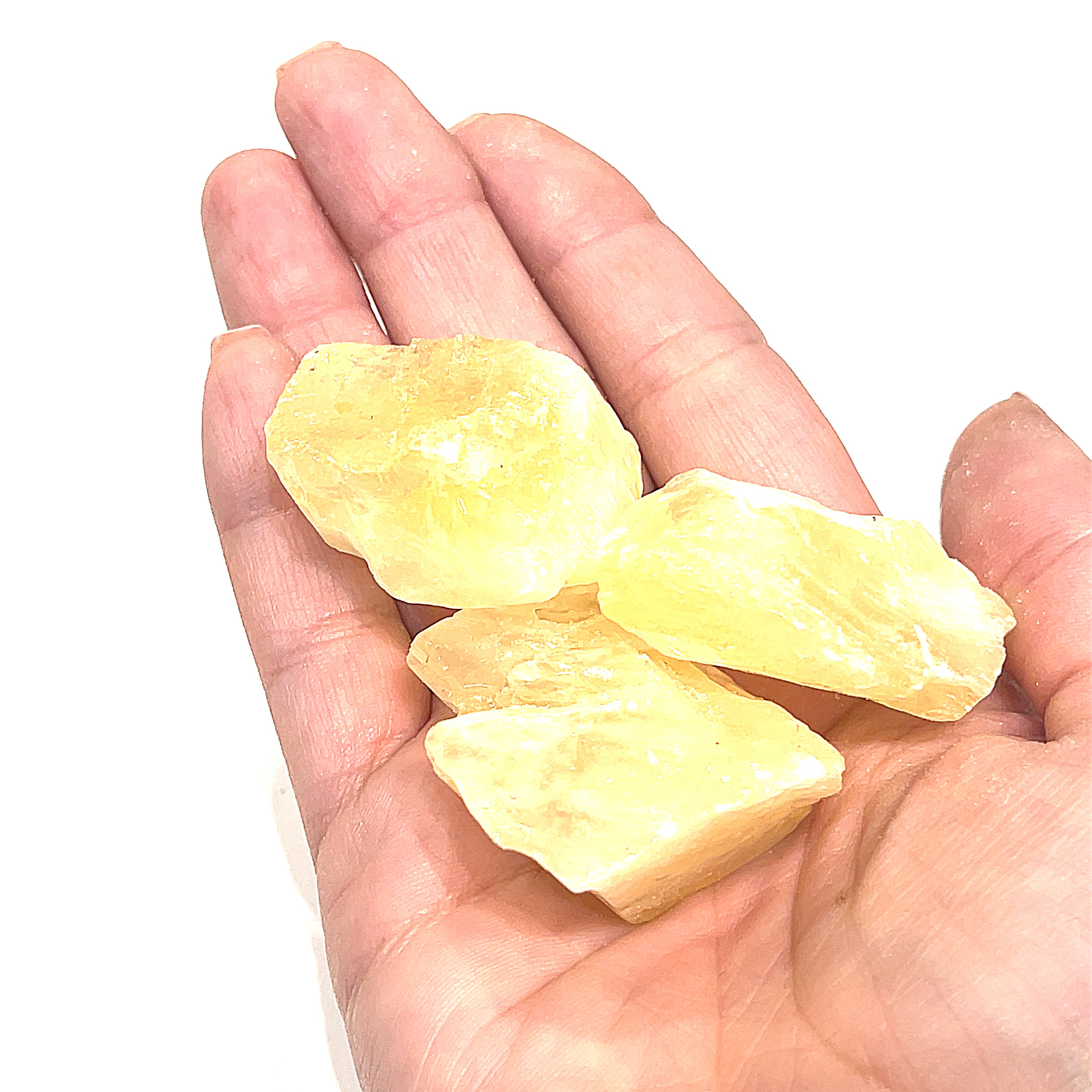 Calcite Yellow  Raw Gemstone