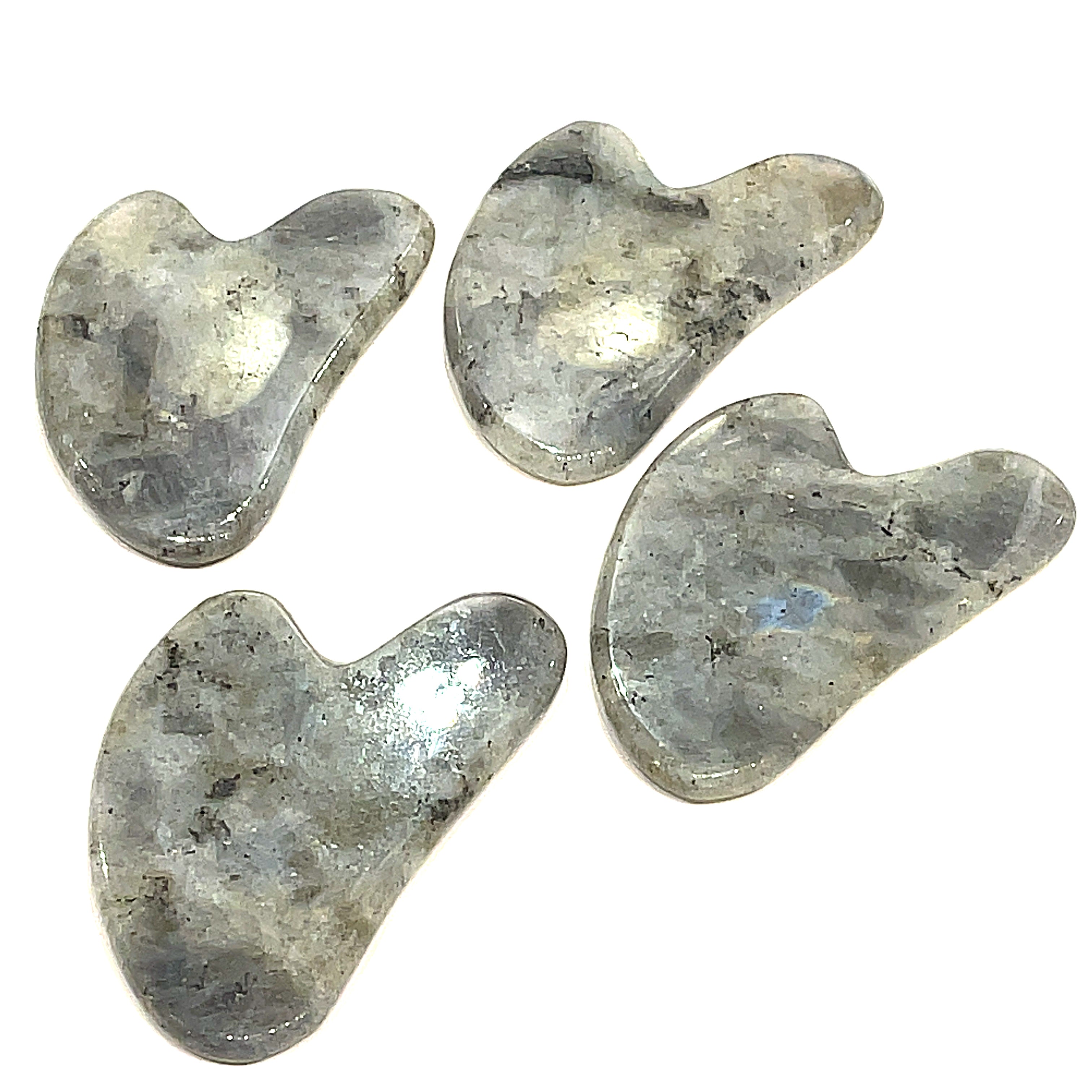 Gua Sha Massage Tool: Amethyst, Rose Quartz, Green Aventurine, Black Obsidian, Labradorite, Carnelian