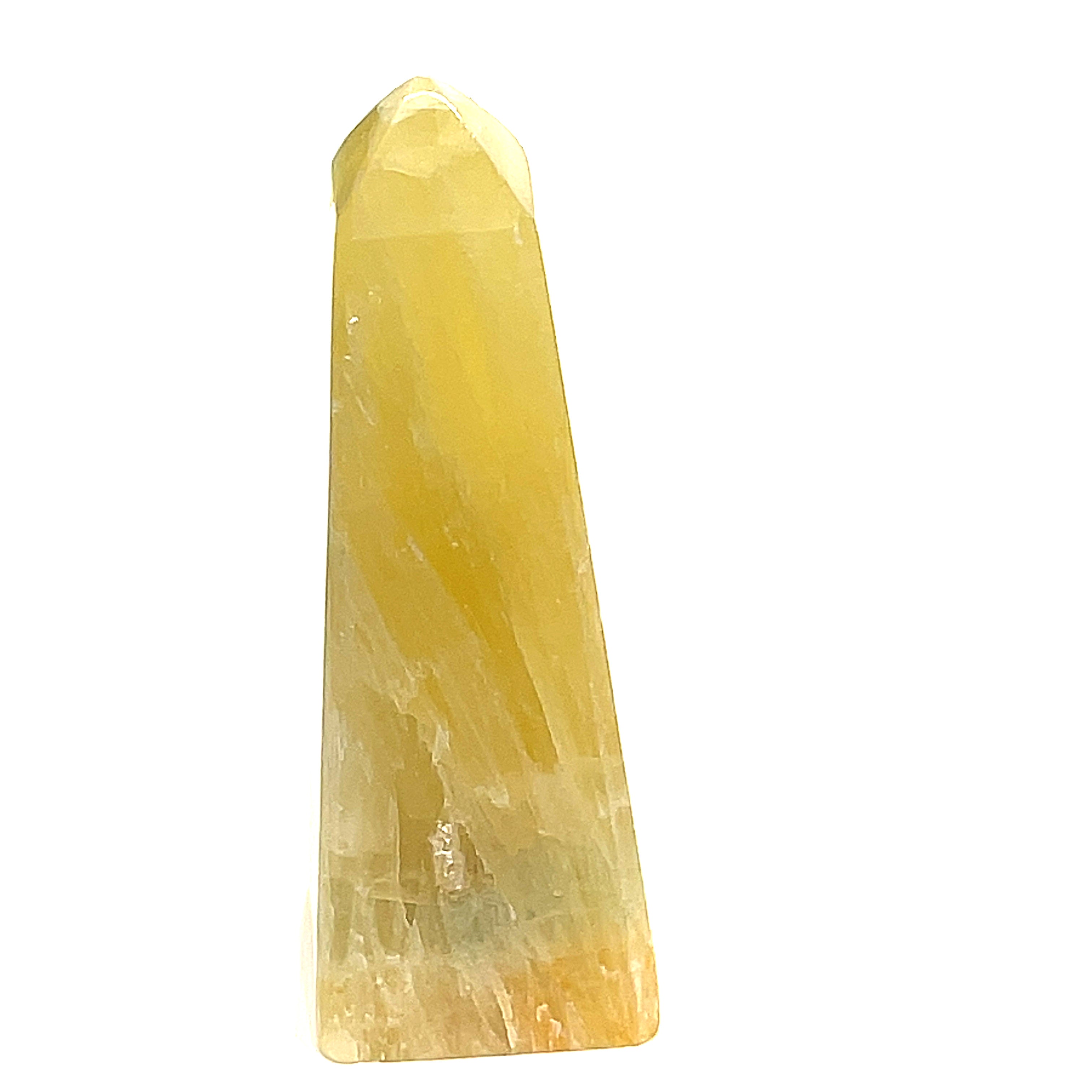 Calcite Lemon (yellow) Gemstone tower