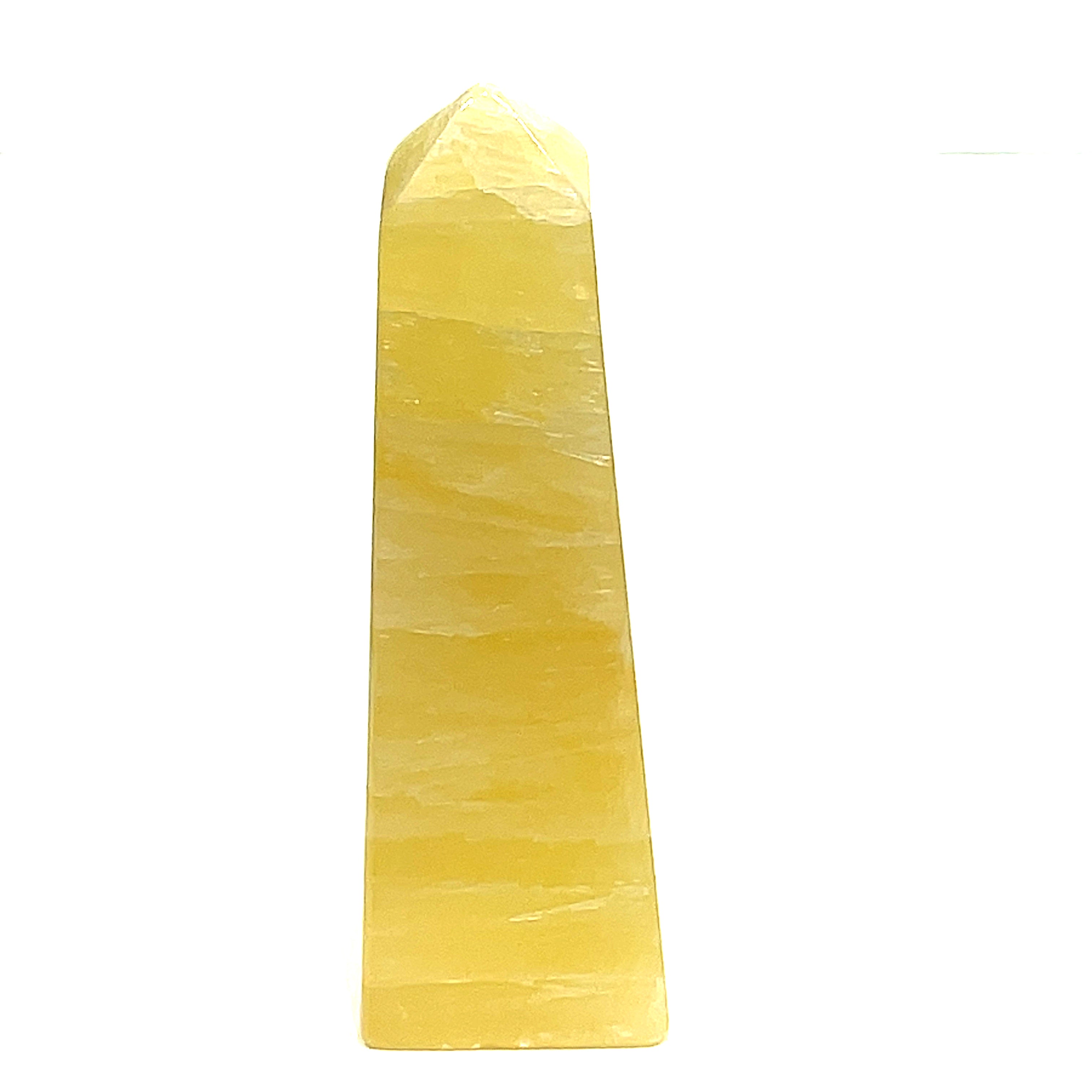 Calcite Lemon (yellow) Gemstone tower