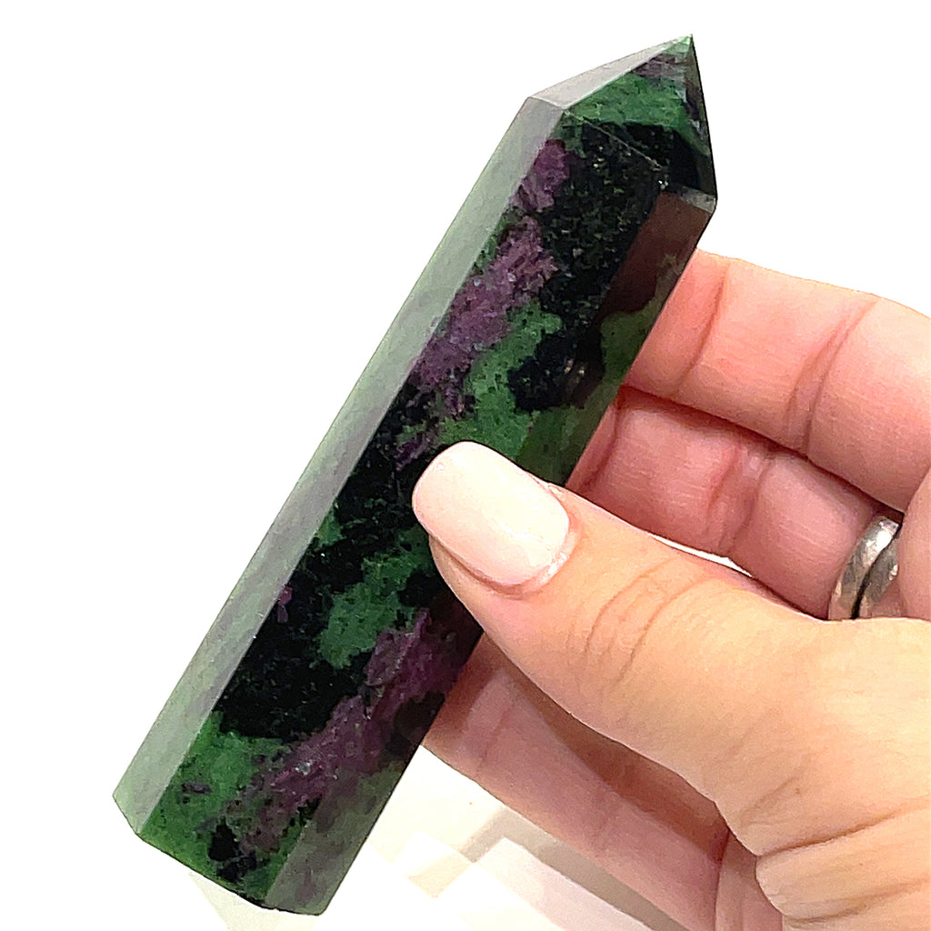 Ruby Zoisite Gemstone Tower