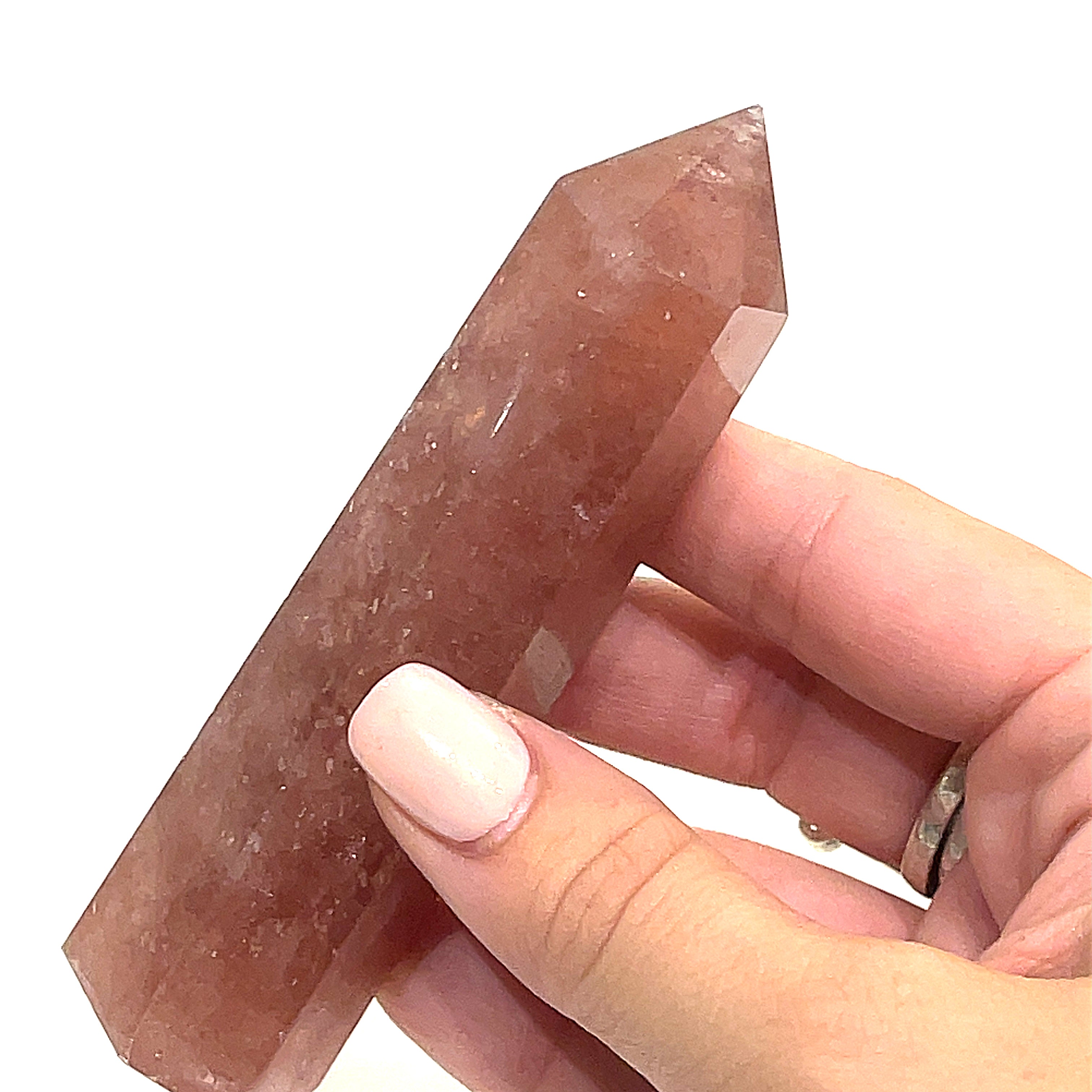 Strawberry Quartz Gemstone Towers