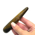 Red and Golden Tiger eye gemstone wands