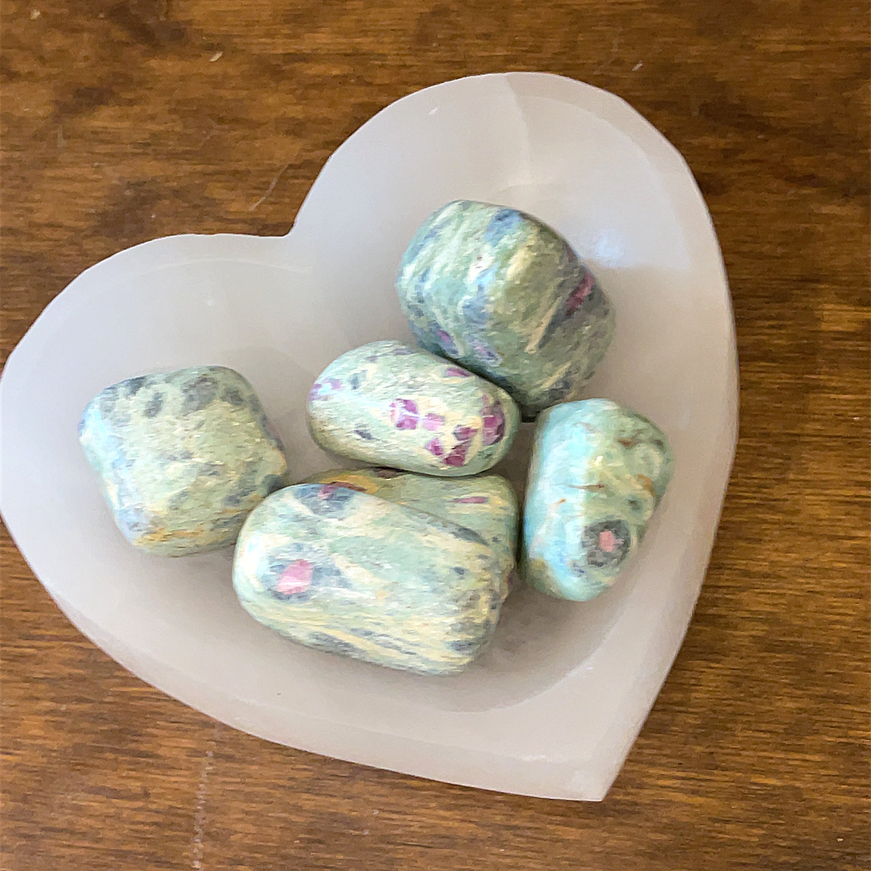 Selenite gemstone bowls