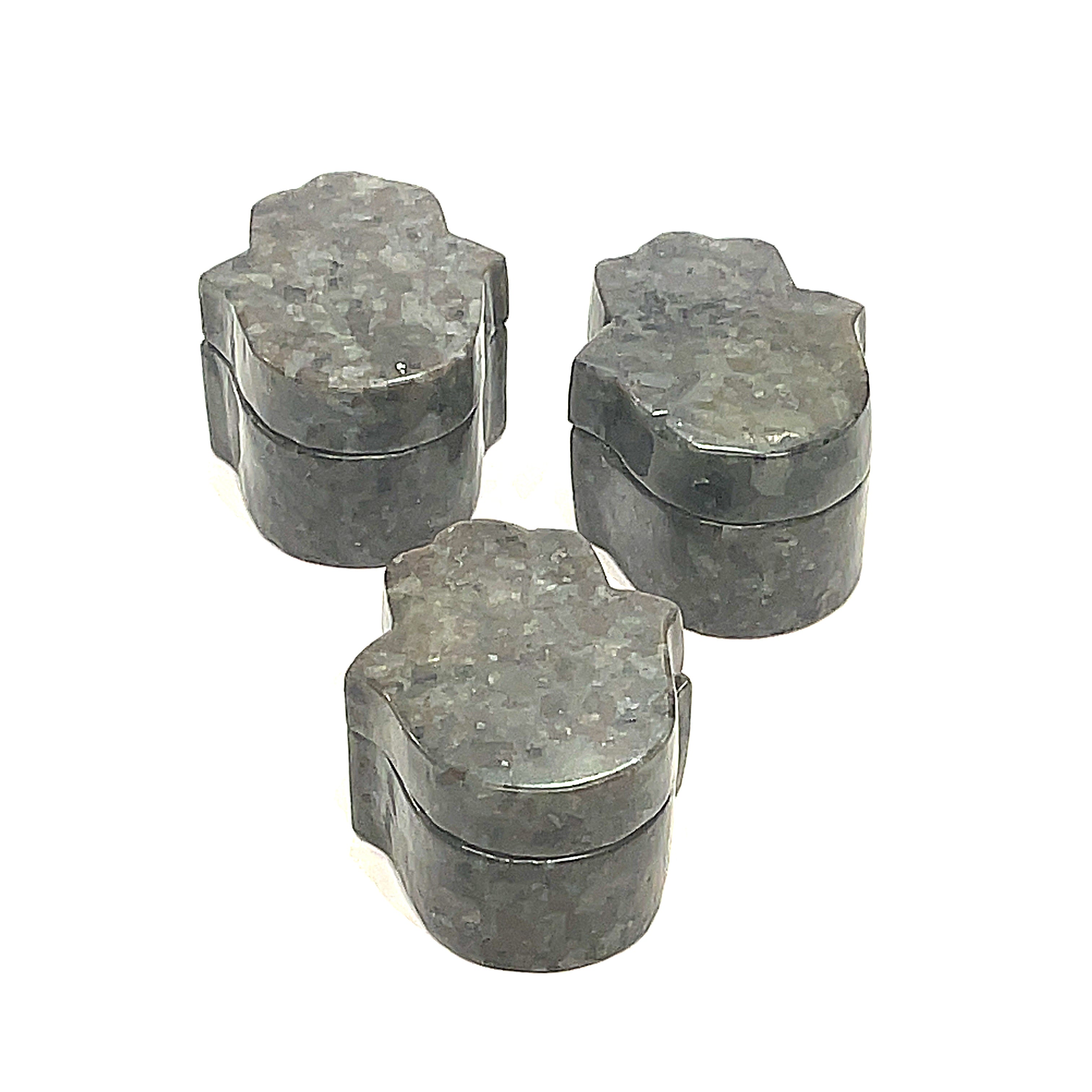Yooperlite gemstone humza boxes plate/bowl