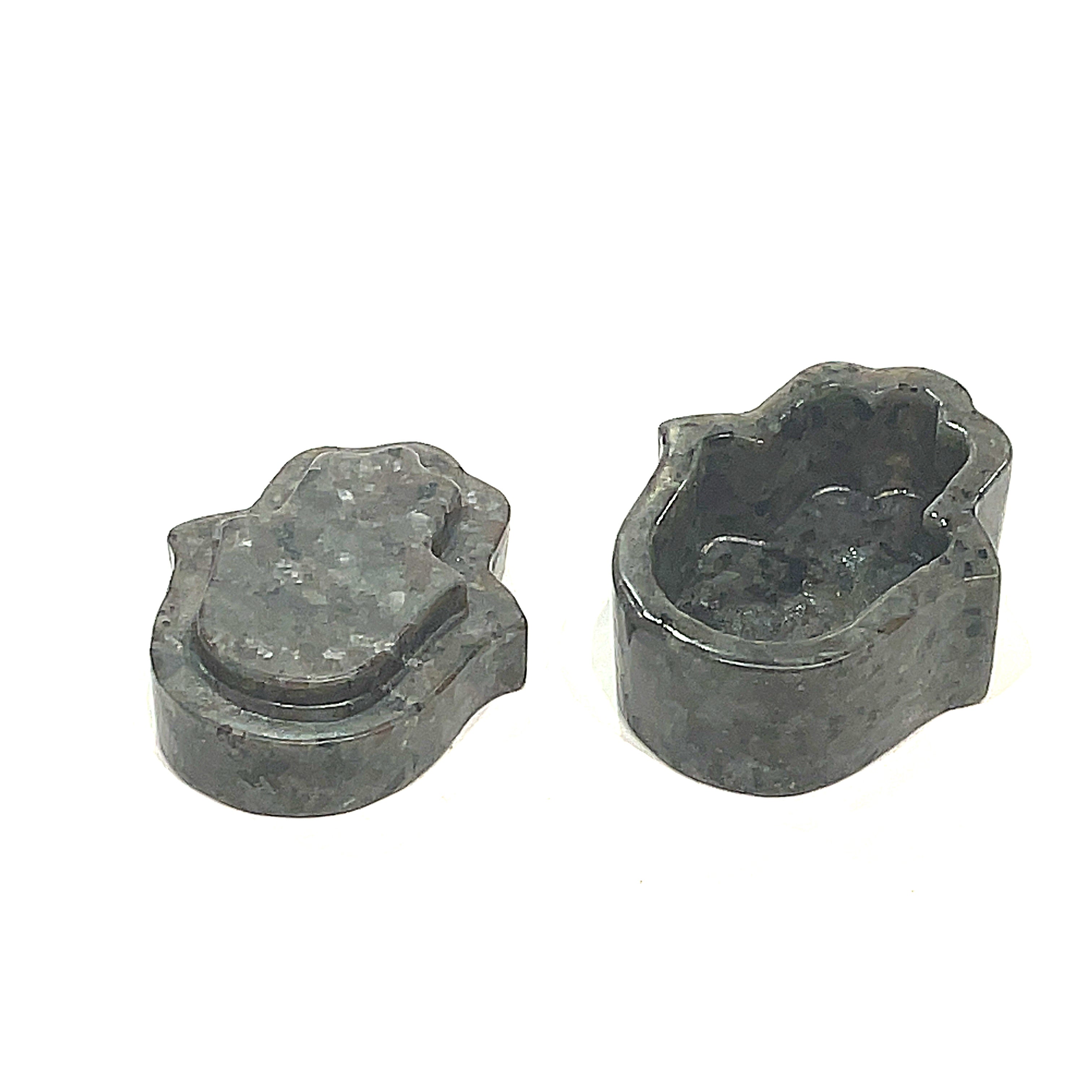 Yooperlite gemstone humza boxes plate/bowl