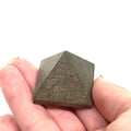 Pyrite Gemstone Pyramid Carving / Shape